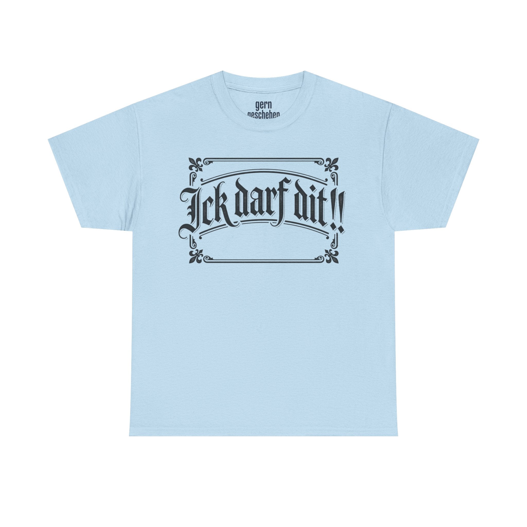 T-Shirt – „Ick darf dit!!“ Vintage Rahmen T-Shirt