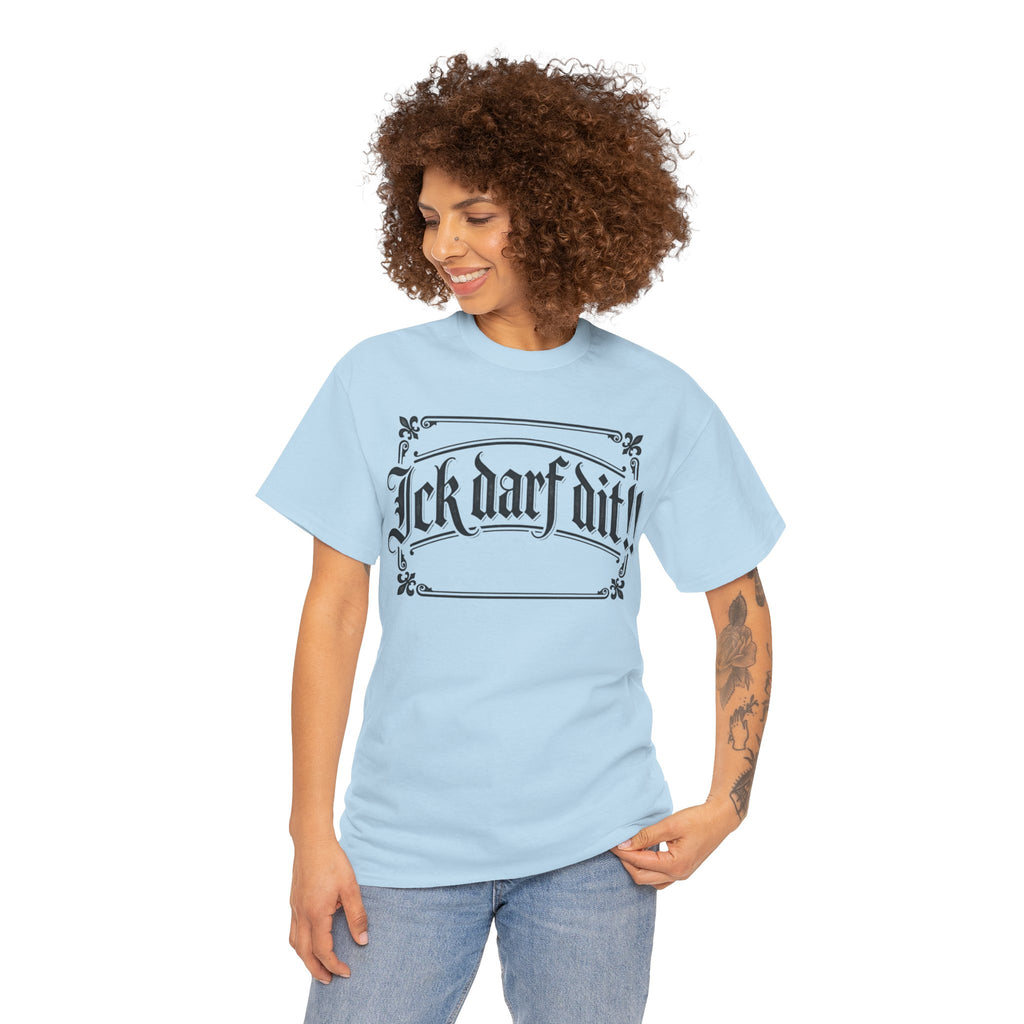T-Shirt – „Ick darf dit!!“ Vintage Rahmen T-Shirt
