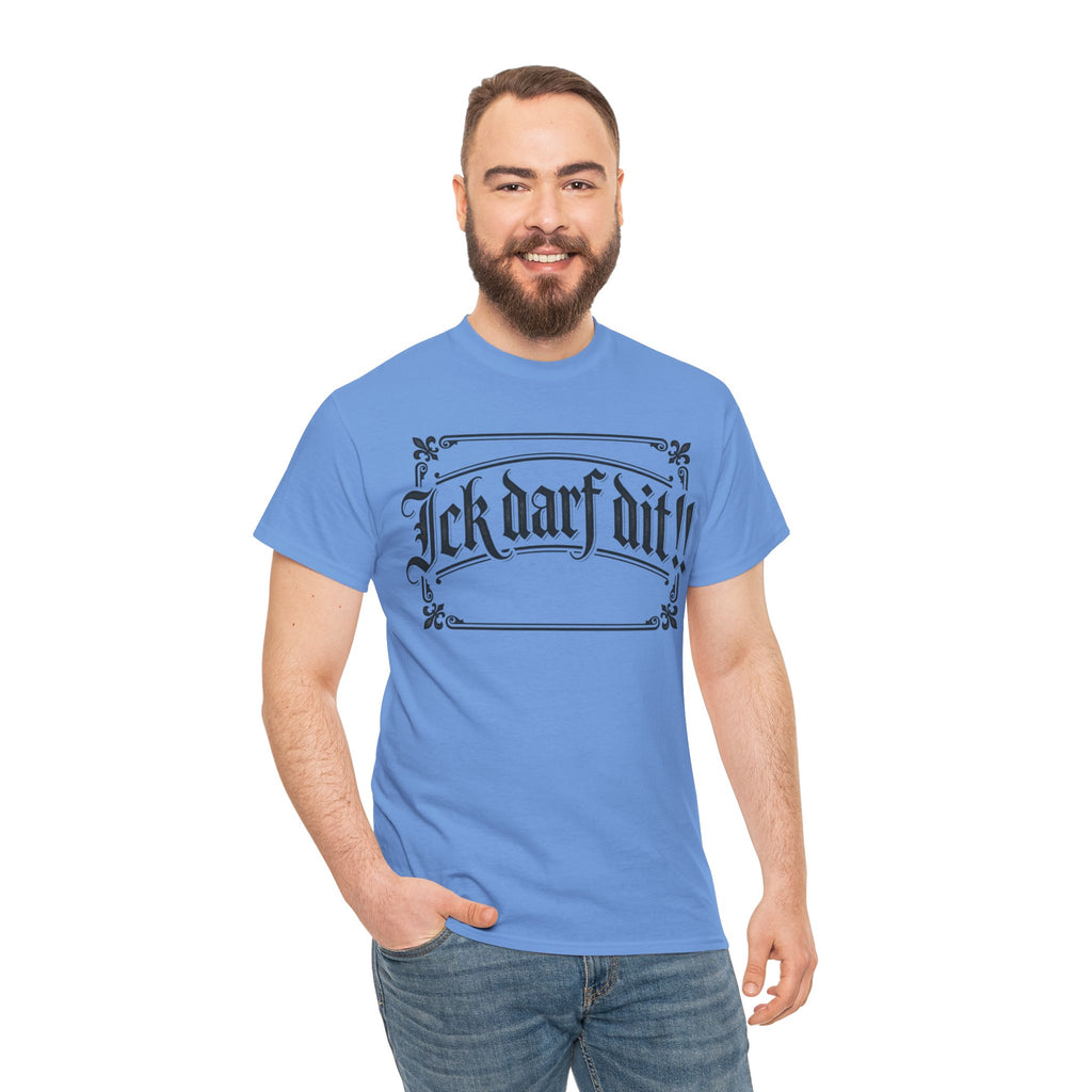 T-Shirt – „Ick darf dit!!“ Vintage Rahmen T-Shirt