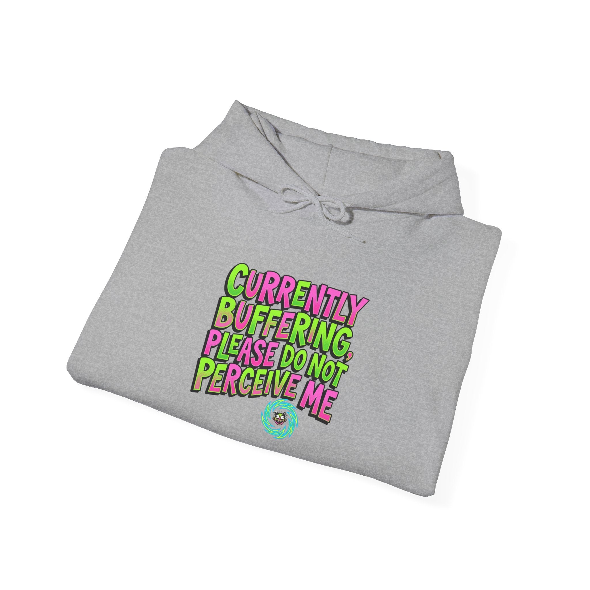 Currently Buffering Hoodie | meme-core, brainrot humor