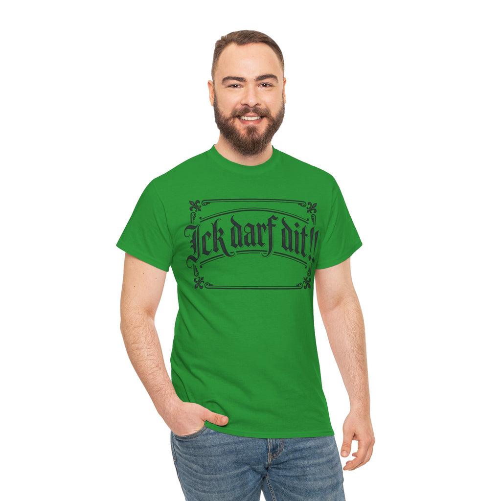 T-Shirt – „Ick darf dit!!“ Vintage Rahmen T-Shirt