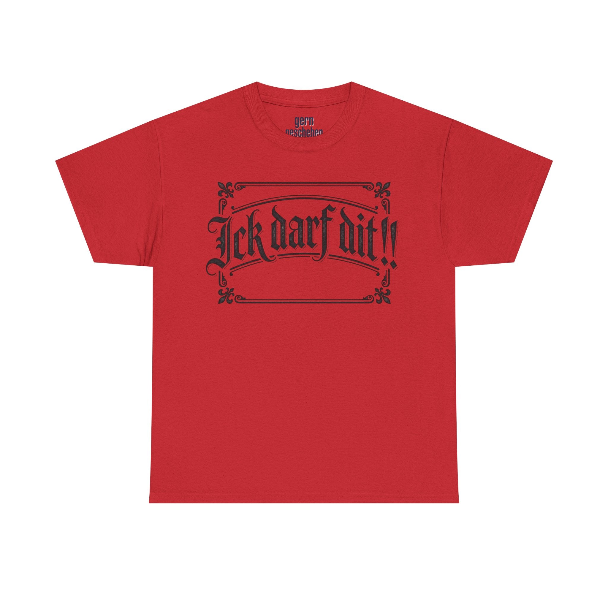 T-Shirt – „Ick darf dit!!“ Vintage Rahmen T-Shirt