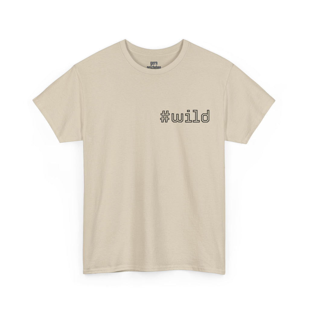 Unisex schweres Baumwoll-T-Shirt #wild