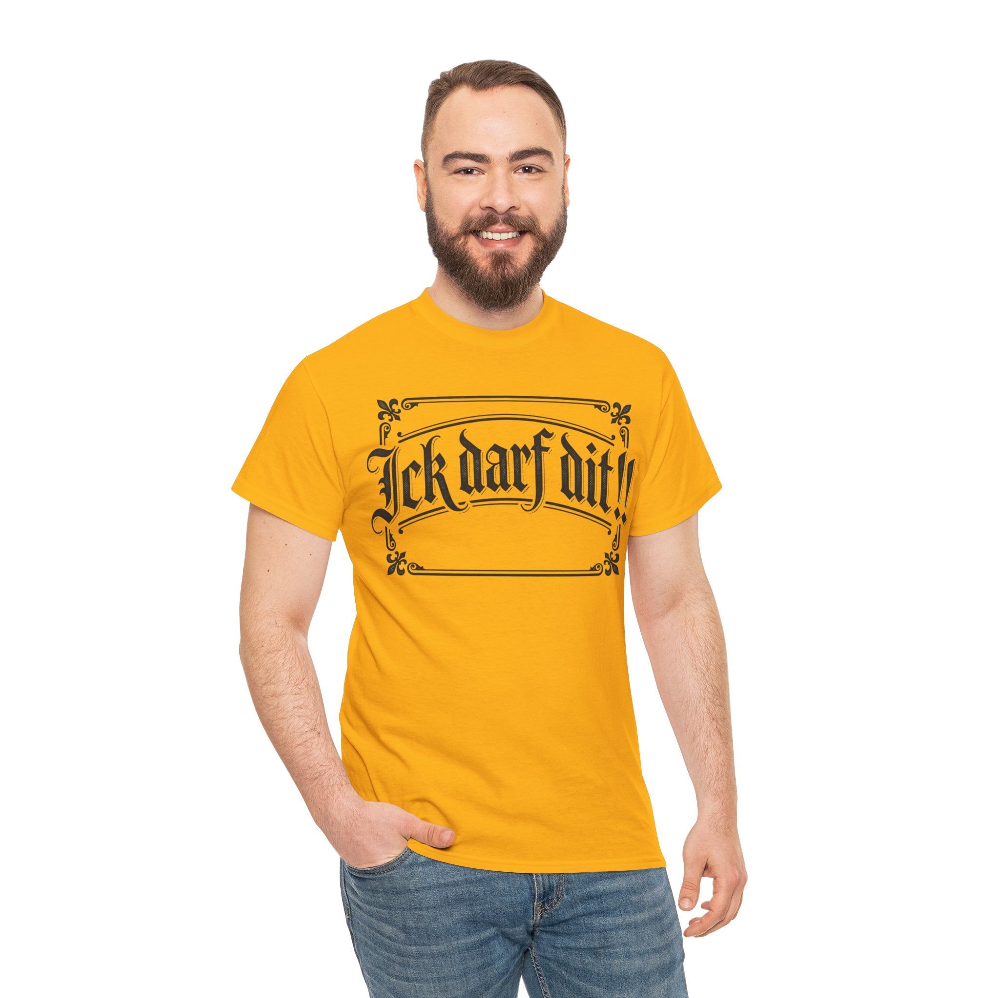 T-Shirt – „Ick darf dit!!“ Vintage Rahmen T-Shirt