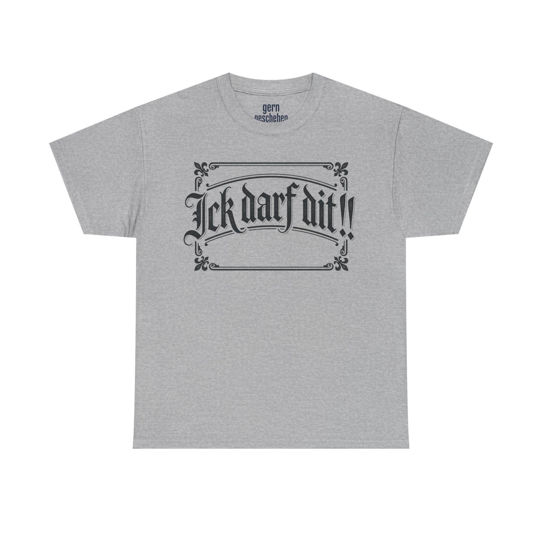 T-Shirt – „Ick darf dit!!“ Vintage Rahmen T-Shirt