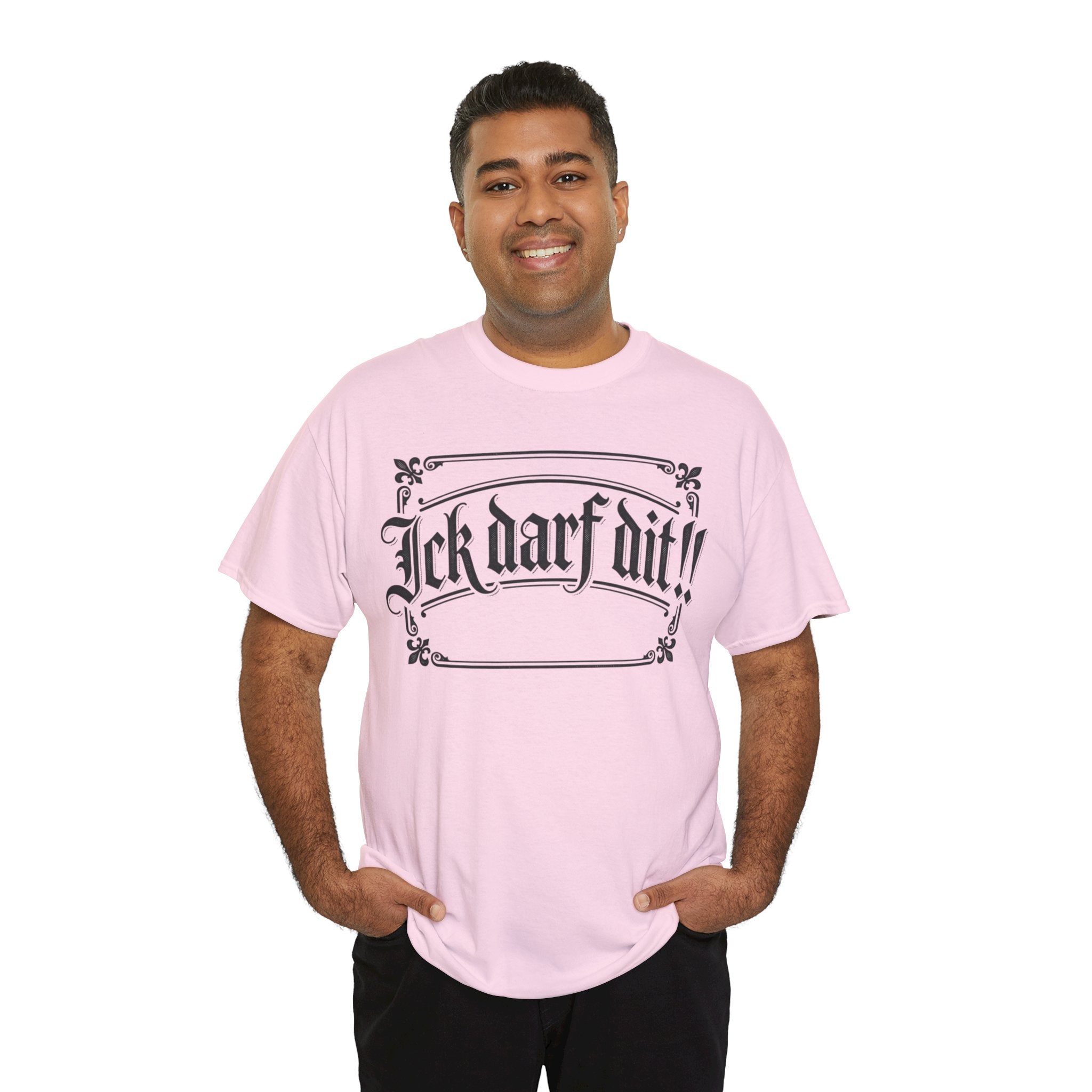 T-Shirt – „Ick darf dit!!“ Vintage Rahmen T-Shirt