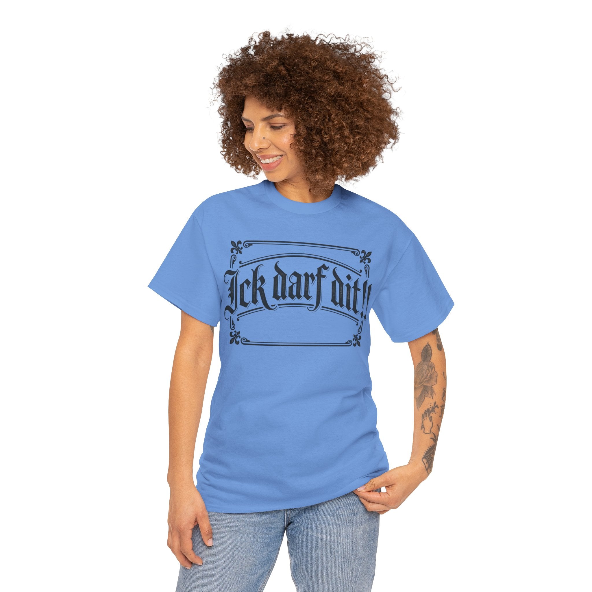 T-Shirt – „Ick darf dit!!“ Vintage Rahmen T-Shirt