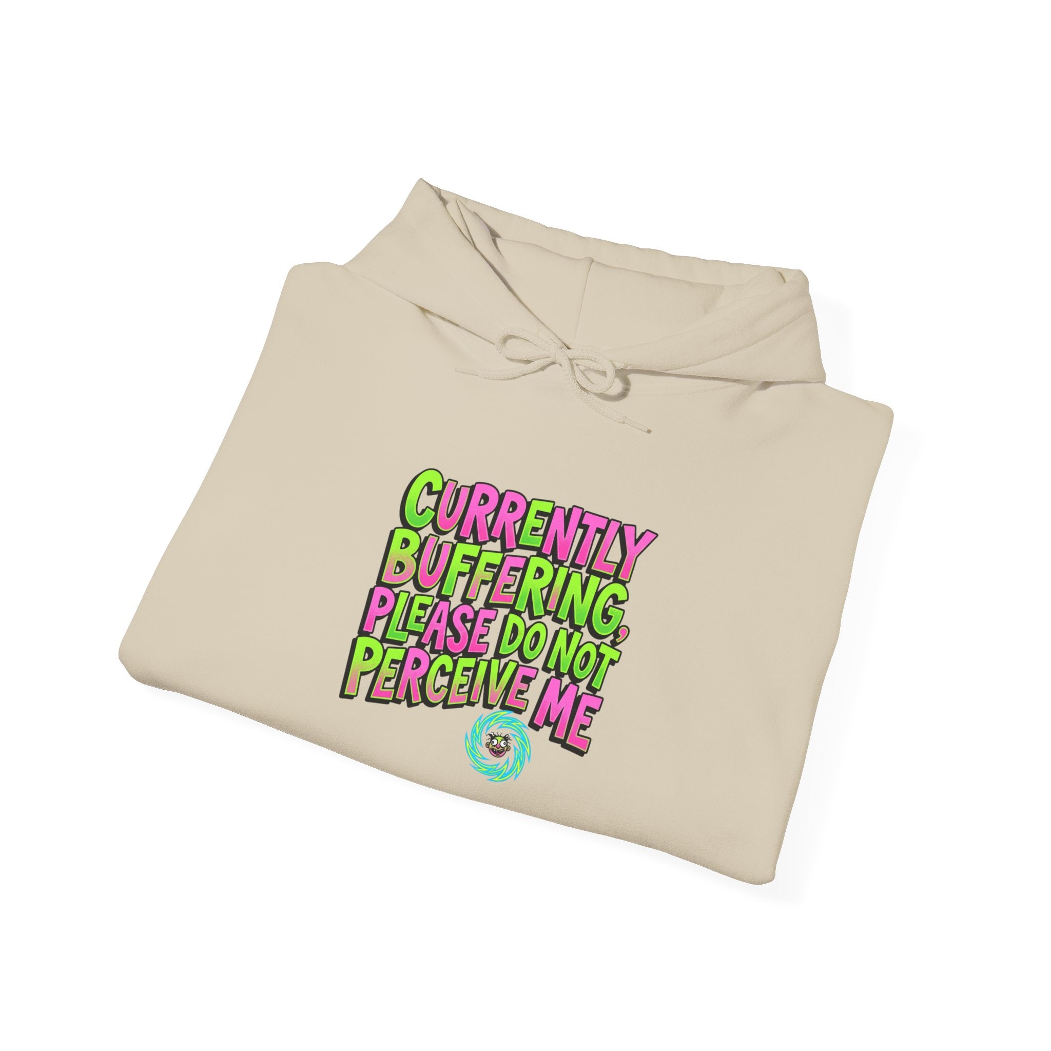 Currently Buffering Hoodie | meme-core, brainrot humor