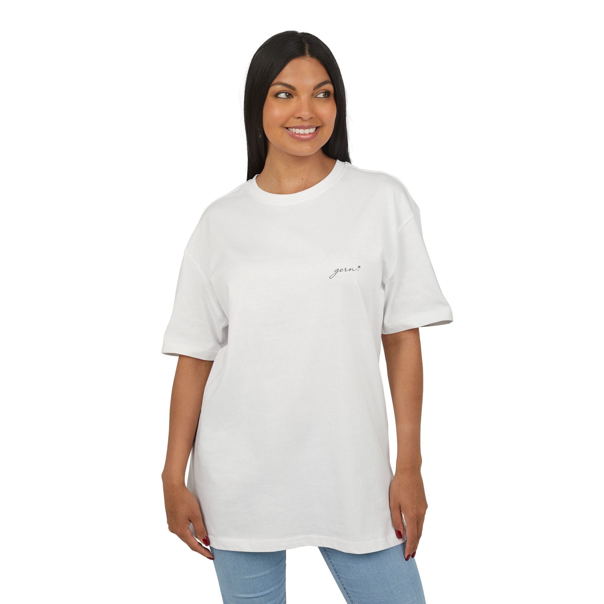 Oversize Tee — 'Take It Slow' Vintage Beach Palm Graphic