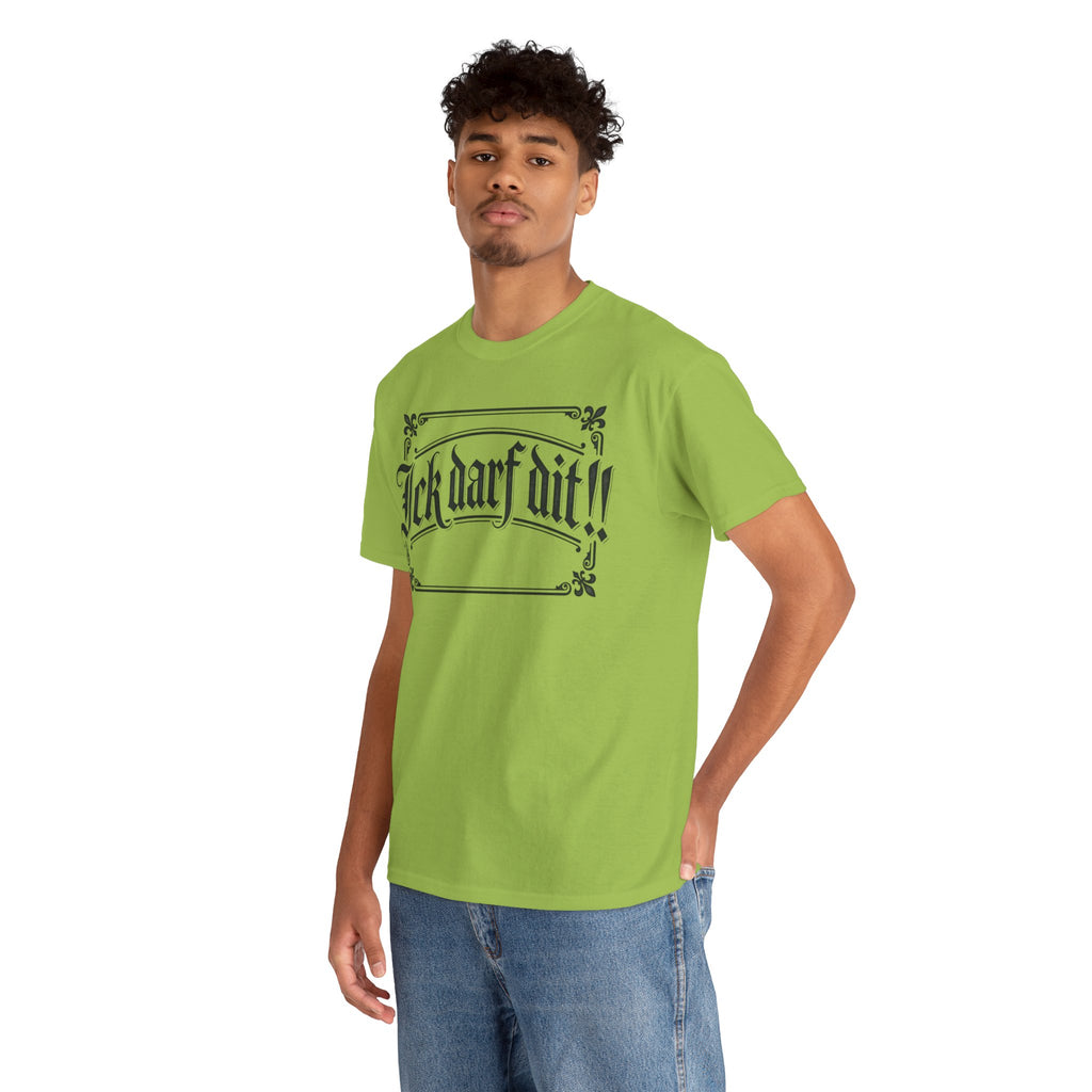 T-Shirt – „Ick darf dit!!“ Vintage Rahmen T-Shirt