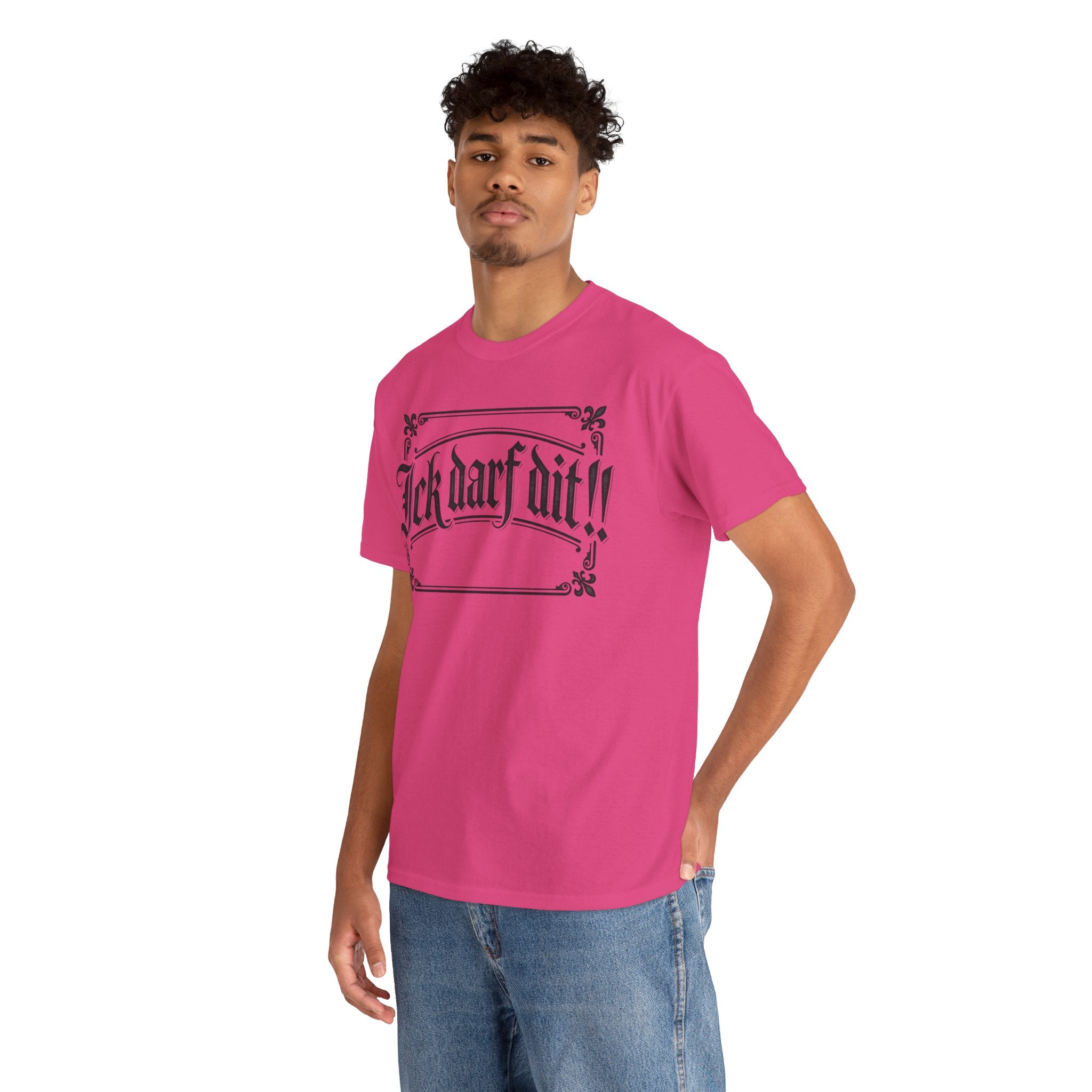 T-Shirt – „Ick darf dit!!“ Vintage Rahmen T-Shirt