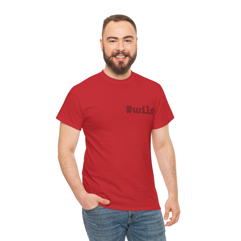 Unisex schweres Baumwoll-T-Shirt #wild