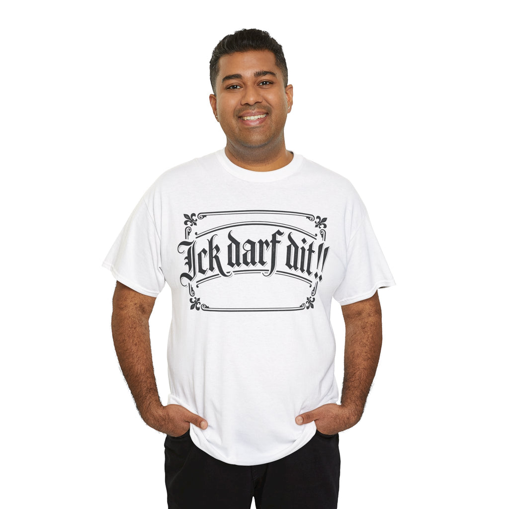 T-Shirt – „Ick darf dit!!“ Vintage Rahmen T-Shirt