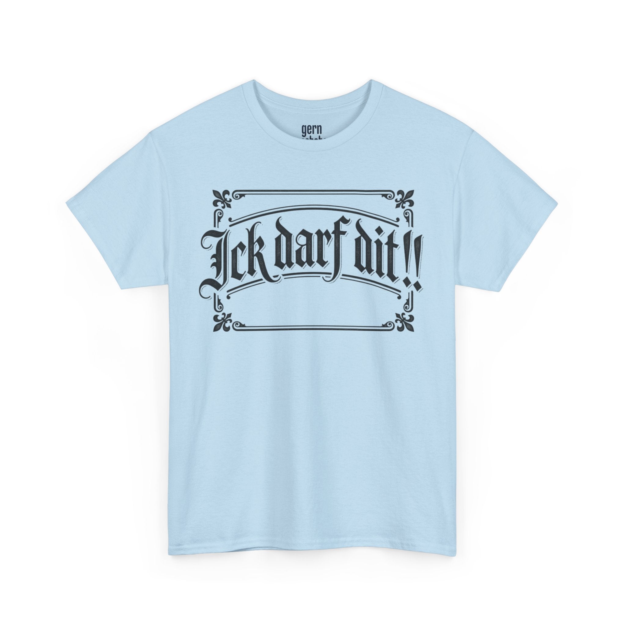 T-Shirt – „Ick darf dit!!“ Vintage Rahmen T-Shirt
