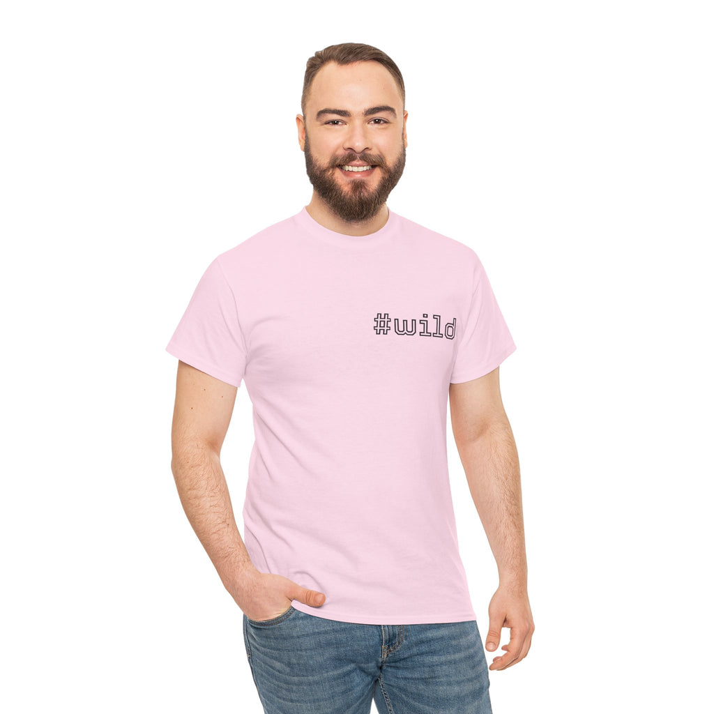 Unisex schweres Baumwoll-T-Shirt #wild