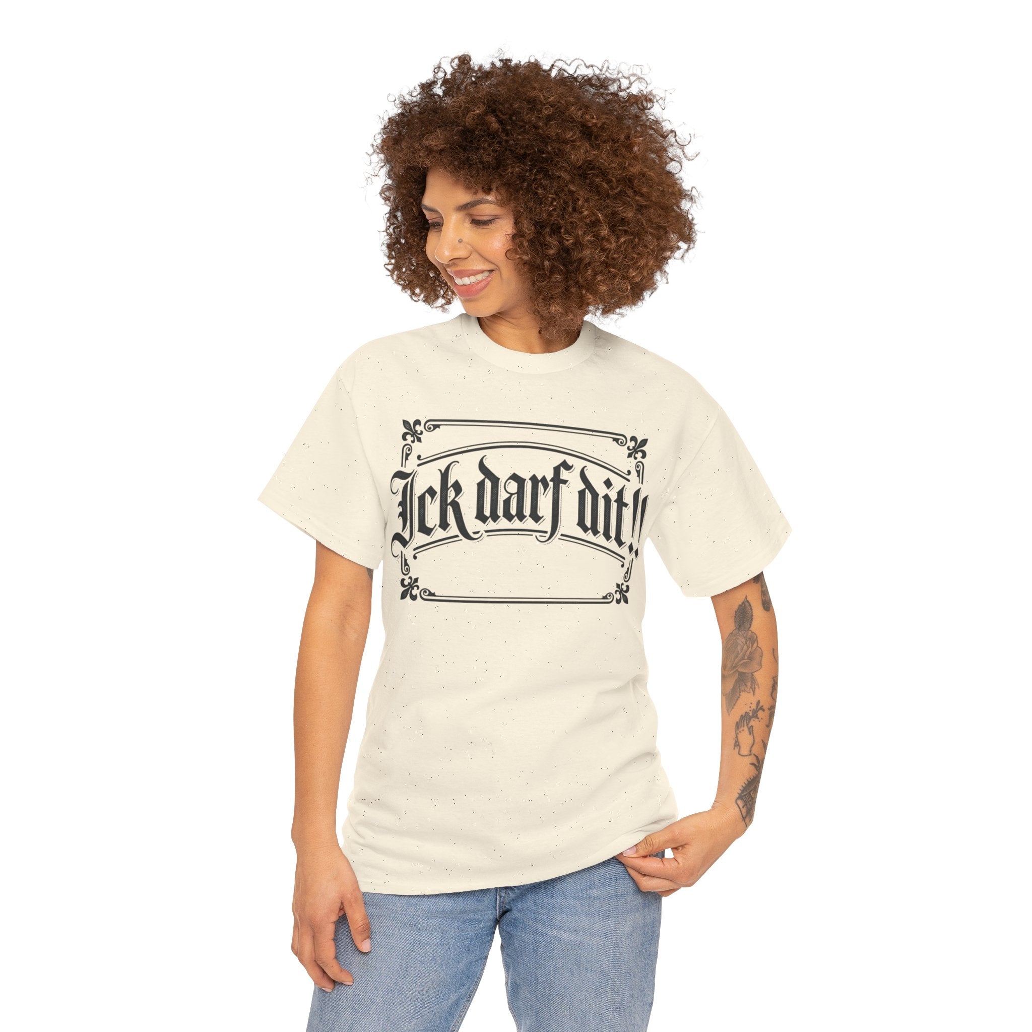 T-Shirt – „Ick darf dit!!“ Vintage Rahmen T-Shirt