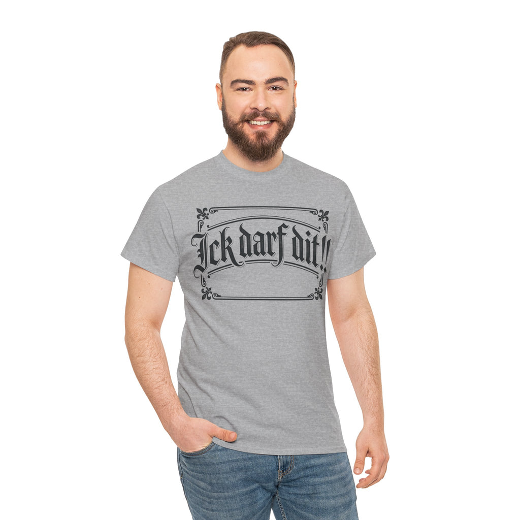 T-Shirt – „Ick darf dit!!“ Vintage Rahmen T-Shirt