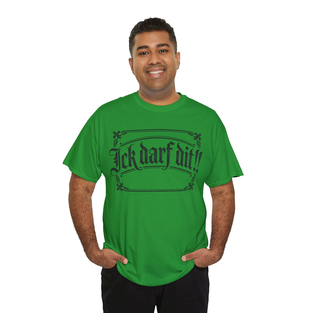 T-Shirt – „Ick darf dit!!“ Vintage Rahmen T-Shirt