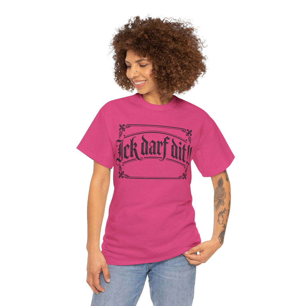 T-Shirt – „Ick darf dit!!“ Vintage Rahmen T-Shirt