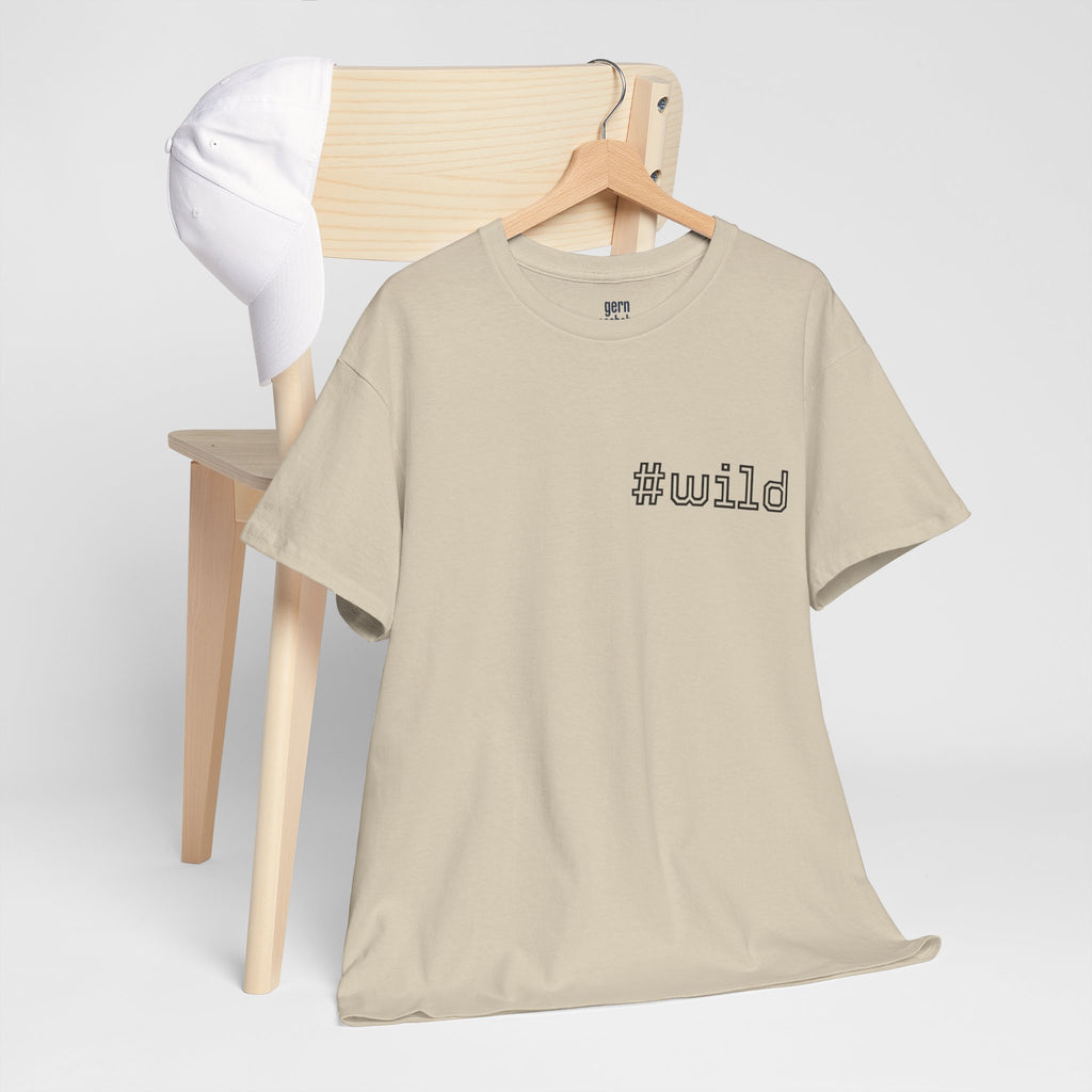 Unisex schweres Baumwoll-T-Shirt #wild