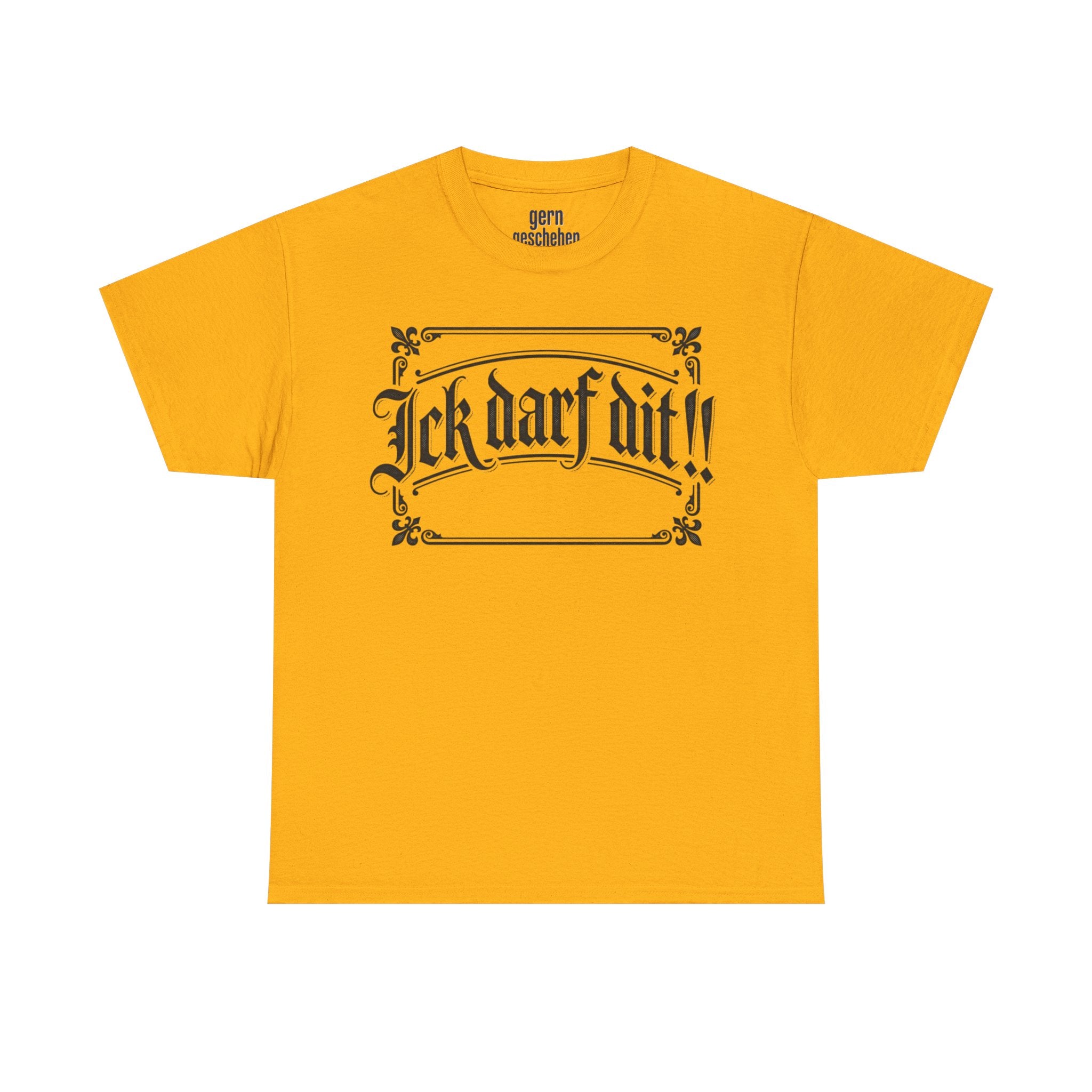 T-Shirt – „Ick darf dit!!“ Vintage Rahmen T-Shirt