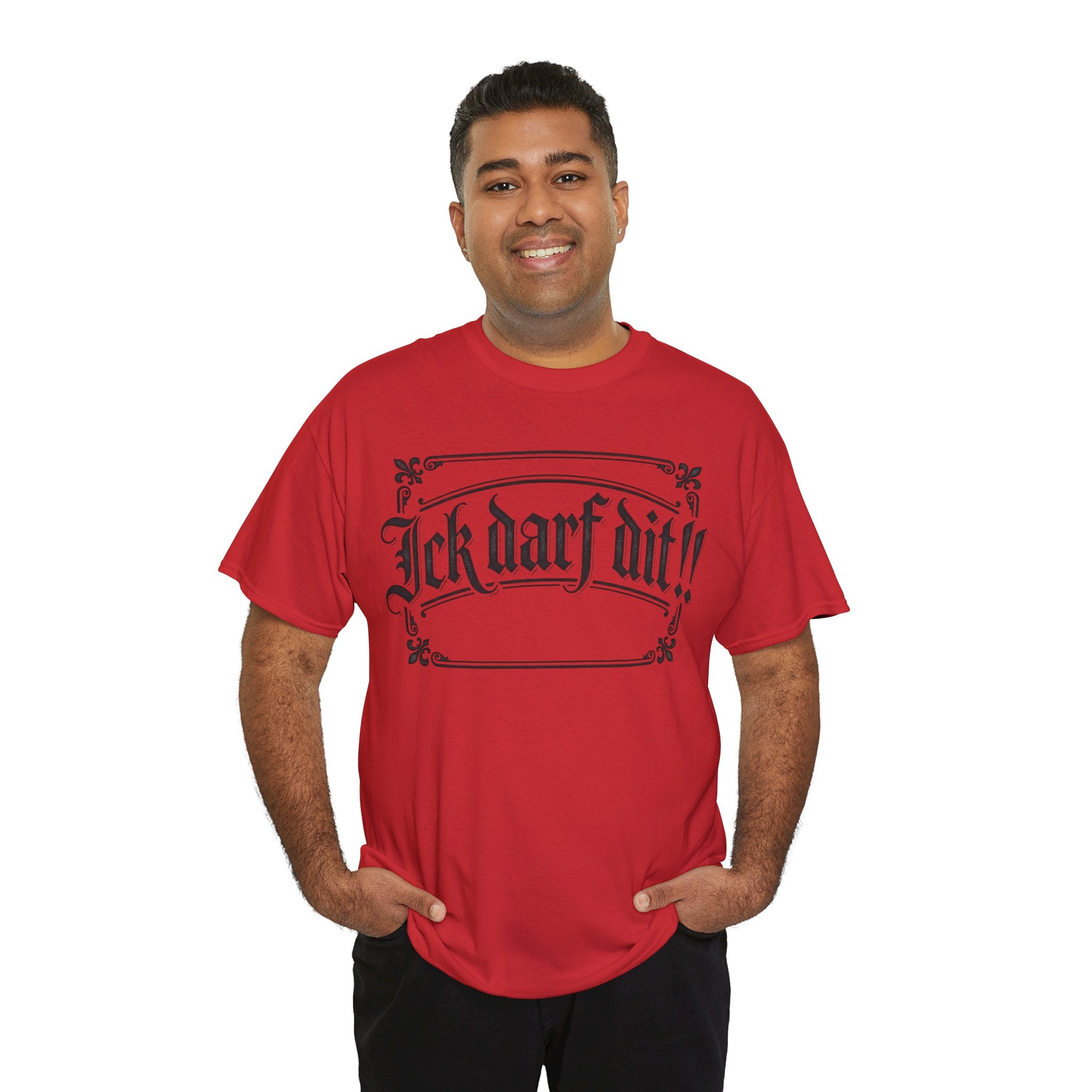 T-Shirt – „Ick darf dit!!“ Vintage Rahmen T-Shirt