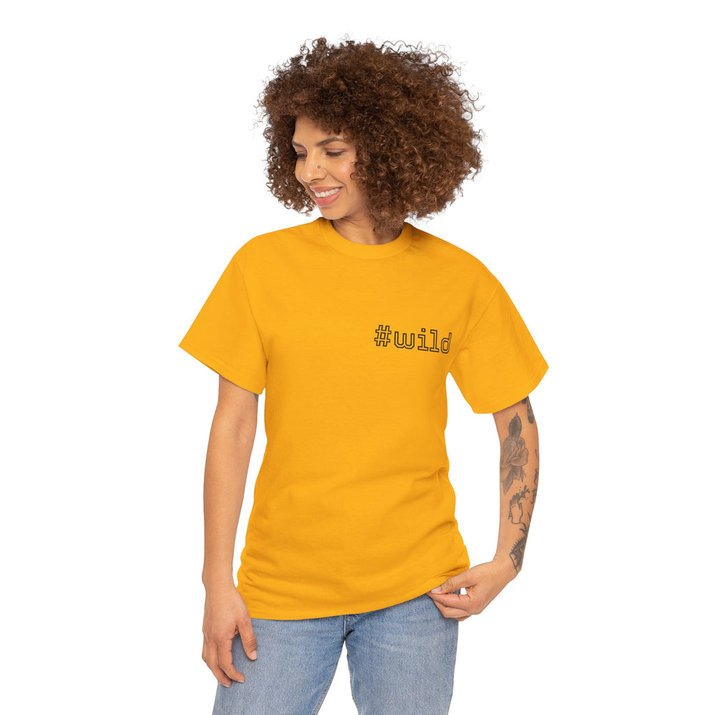 Unisex schweres Baumwoll-T-Shirt #wild