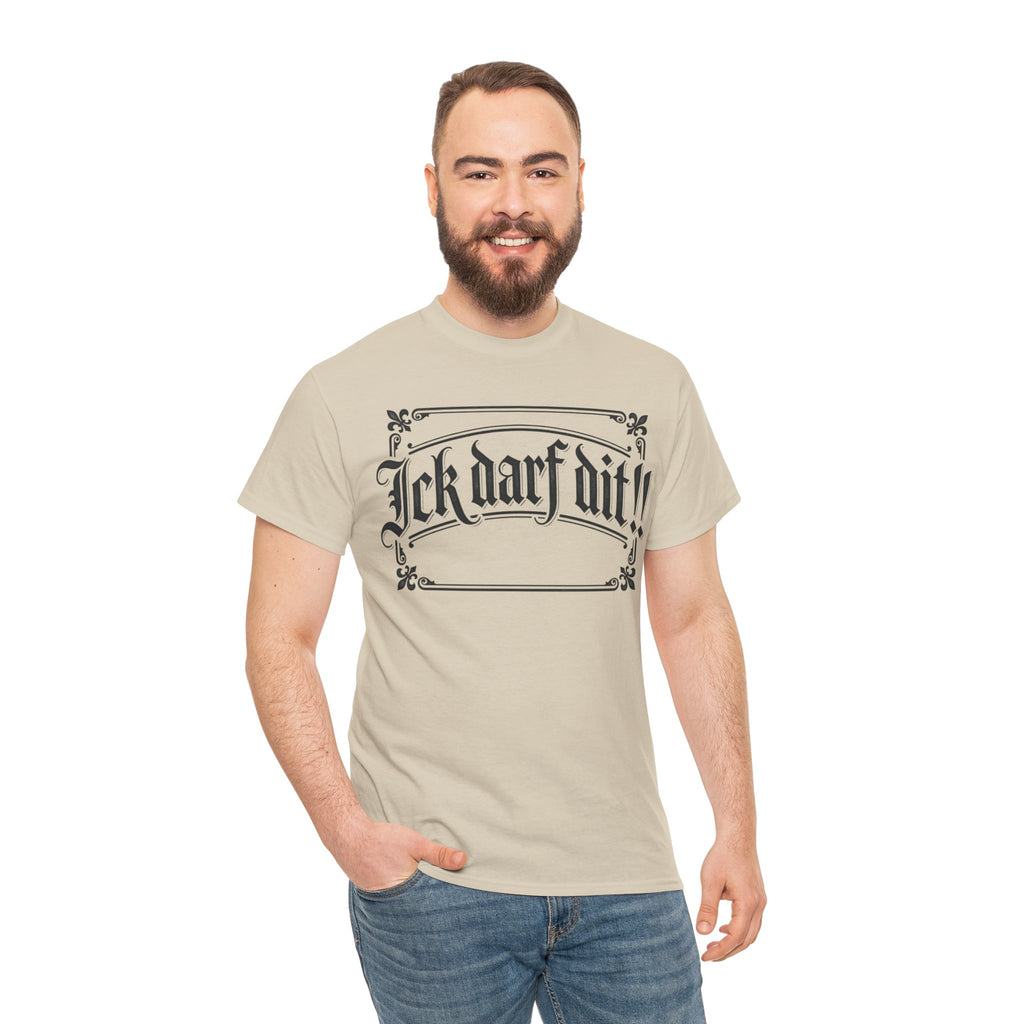 T-Shirt – „Ick darf dit!!“ Vintage Rahmen T-Shirt