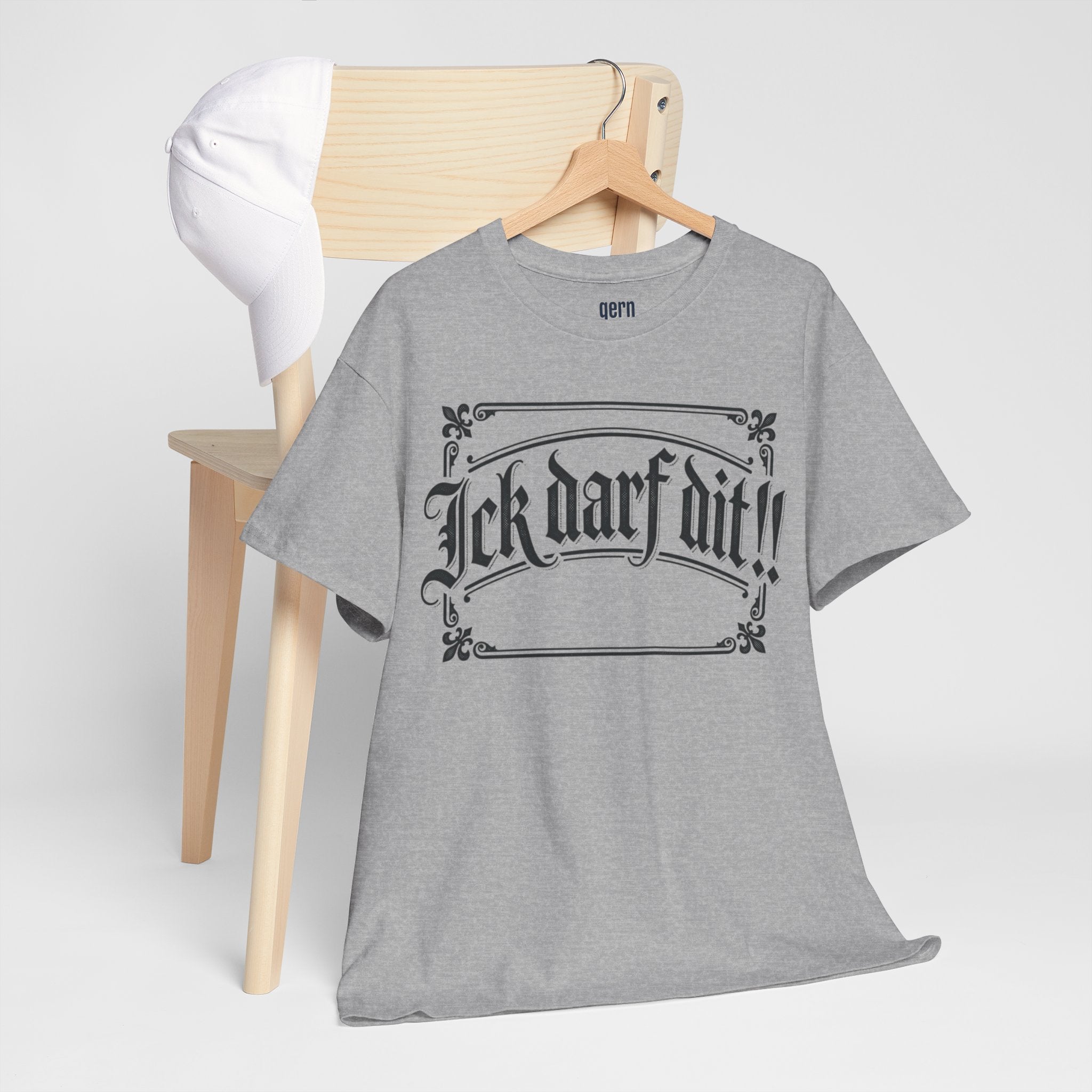 T-Shirt – „Ick darf dit!!“ Vintage Rahmen T-Shirt