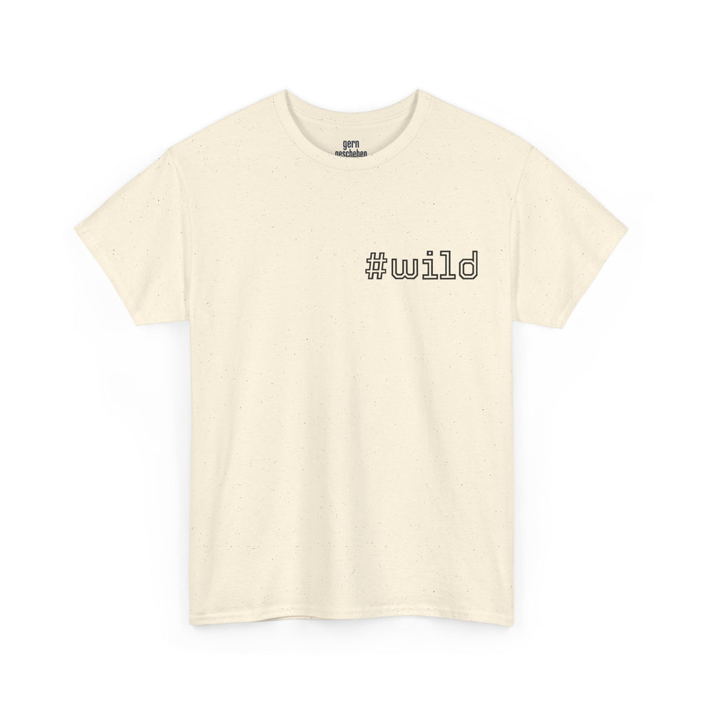 Unisex schweres Baumwoll-T-Shirt #wild