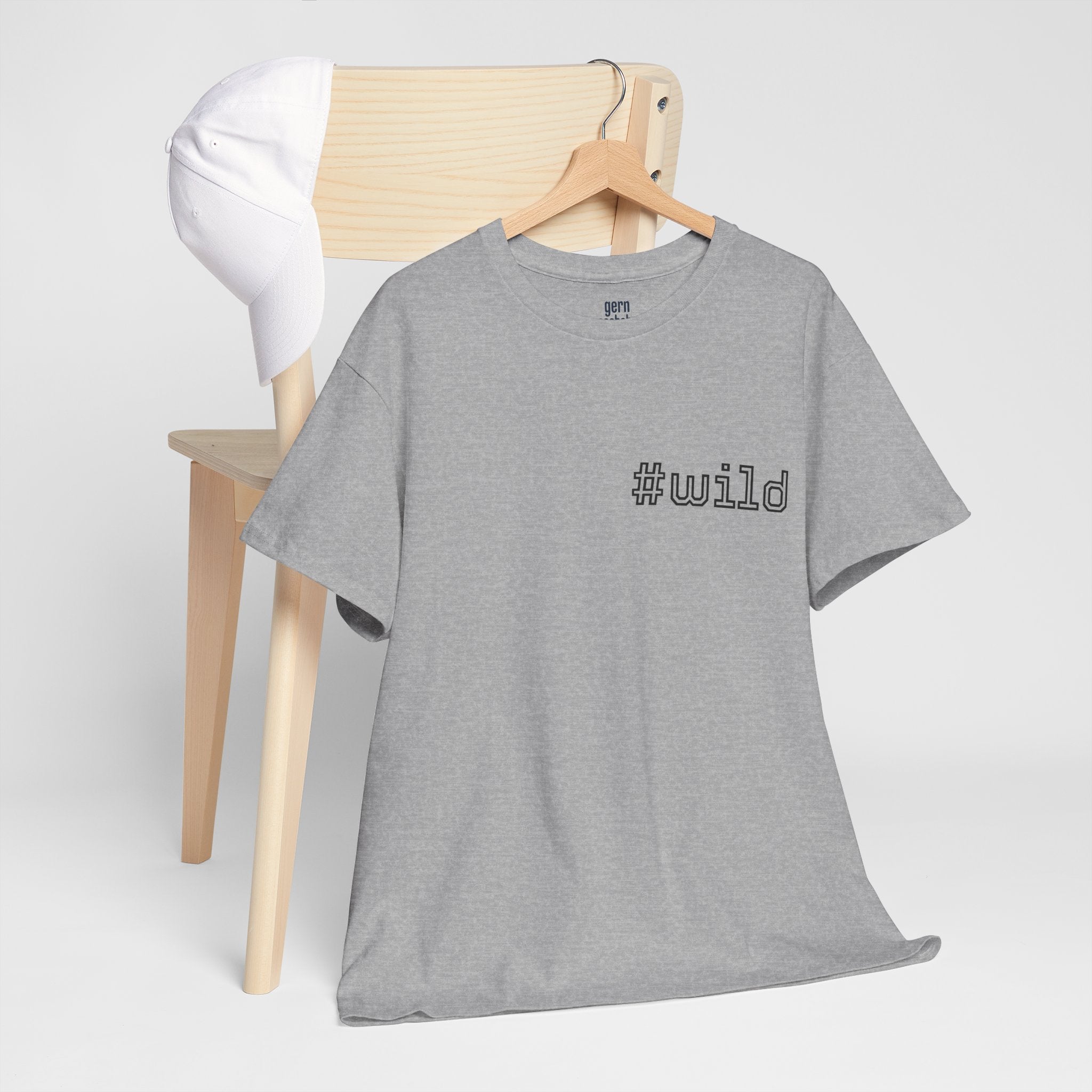Unisex schweres Baumwoll-T-Shirt #wild