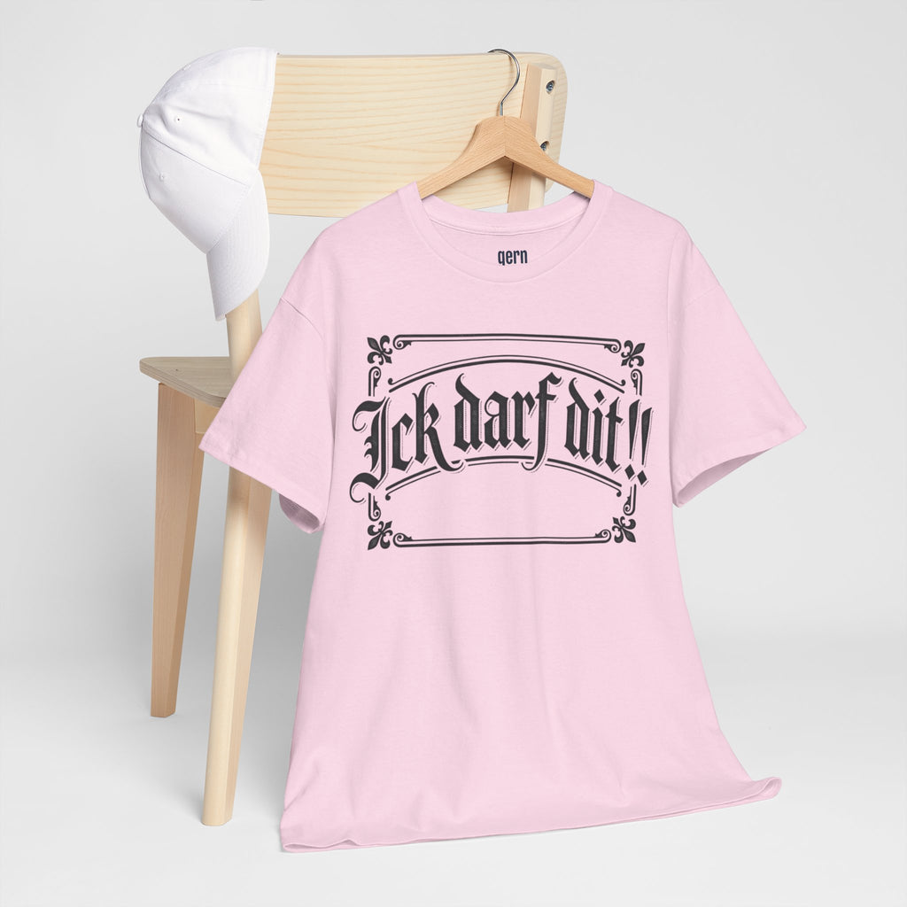 T-Shirt – „Ick darf dit!!“ Vintage Rahmen T-Shirt
