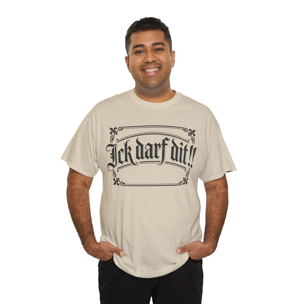T-Shirt – „Ick darf dit!!“ Vintage Rahmen T-Shirt