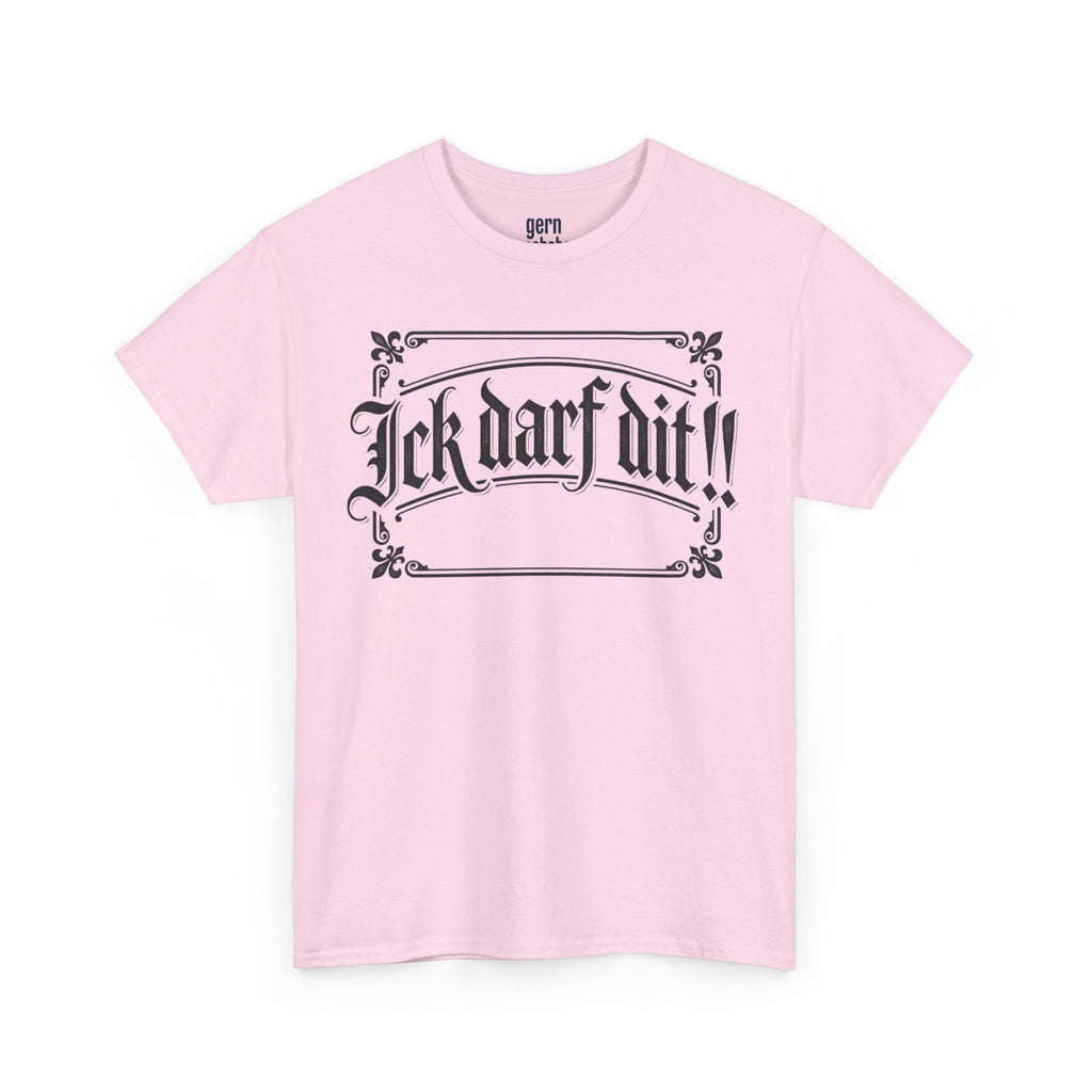T-Shirt – „Ick darf dit!!“ Vintage Rahmen T-Shirt