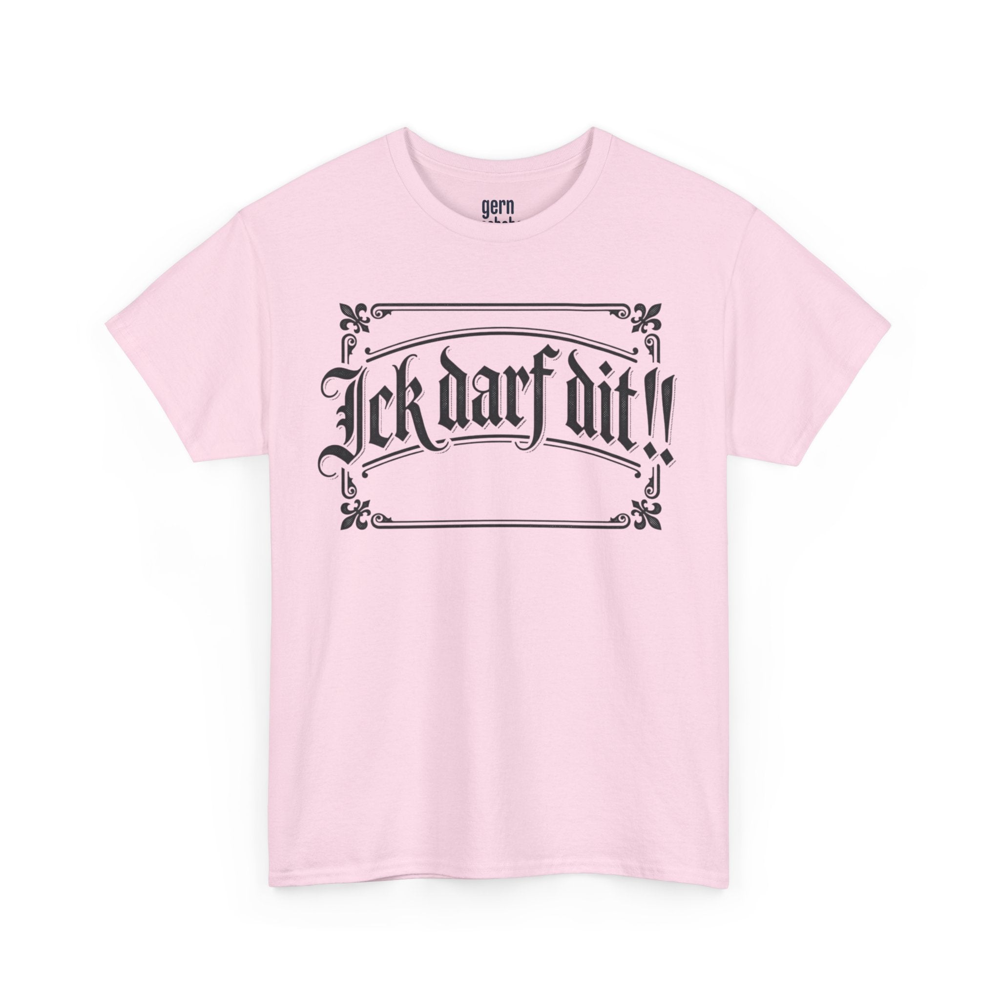 T-Shirt – „Ick darf dit!!“ Vintage Rahmen T-Shirt