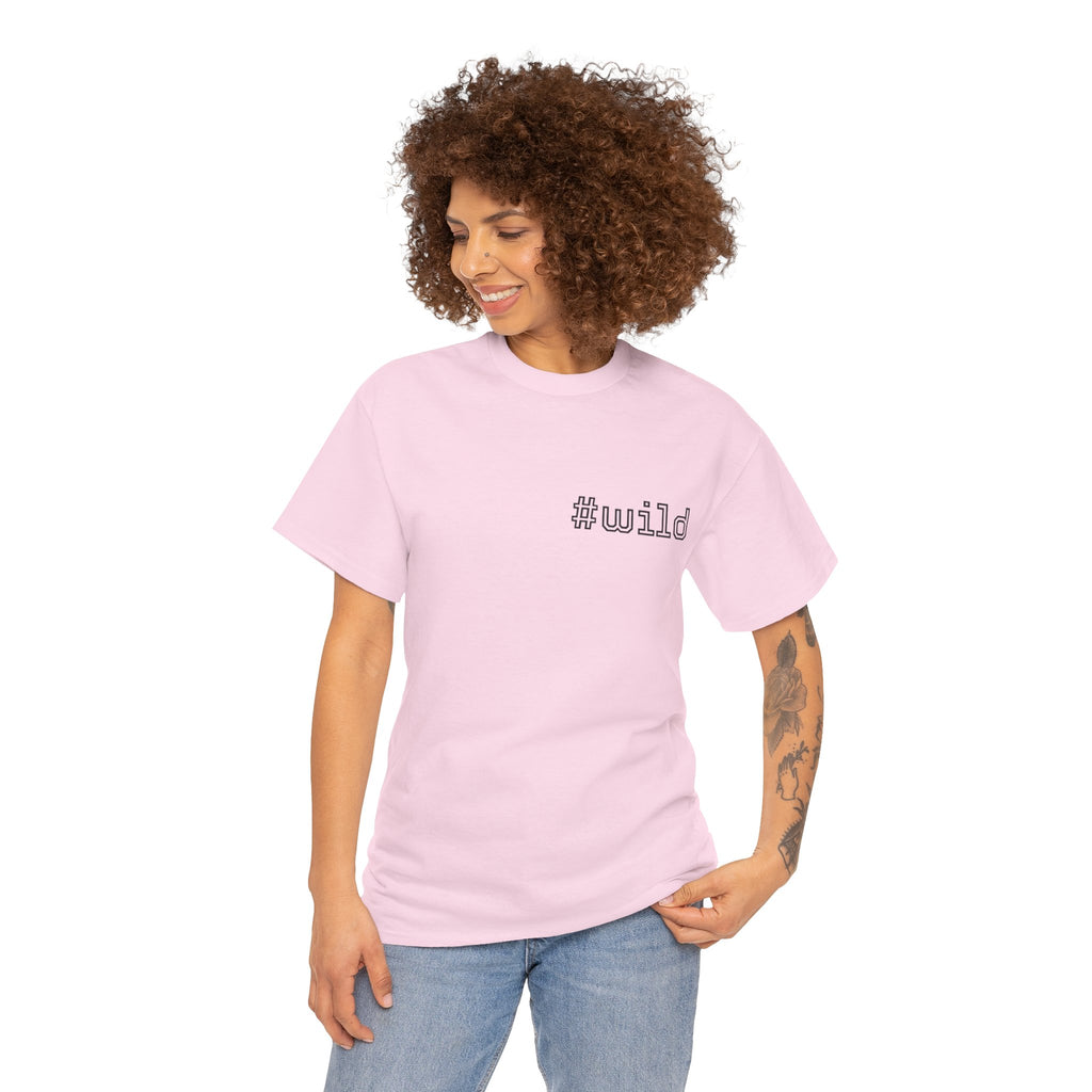 Unisex schweres Baumwoll-T-Shirt #wild