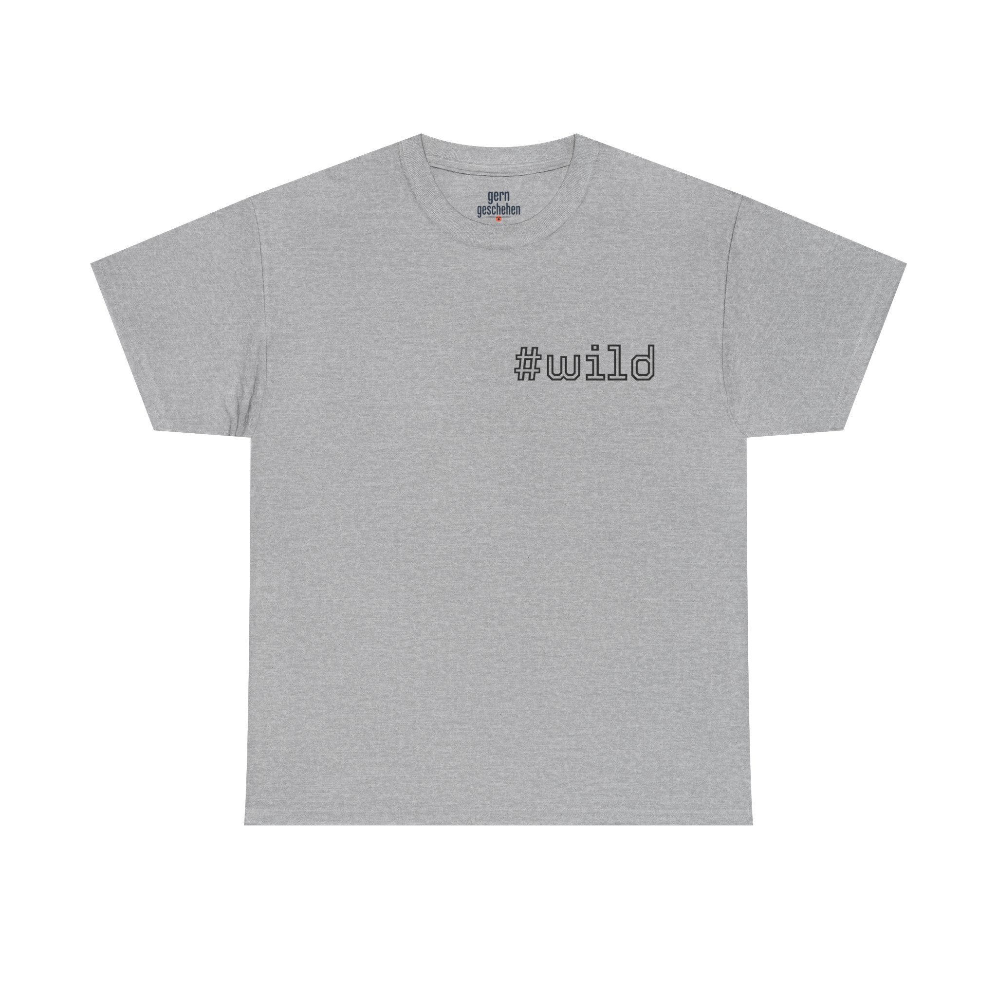 Unisex schweres Baumwoll-T-Shirt #wild