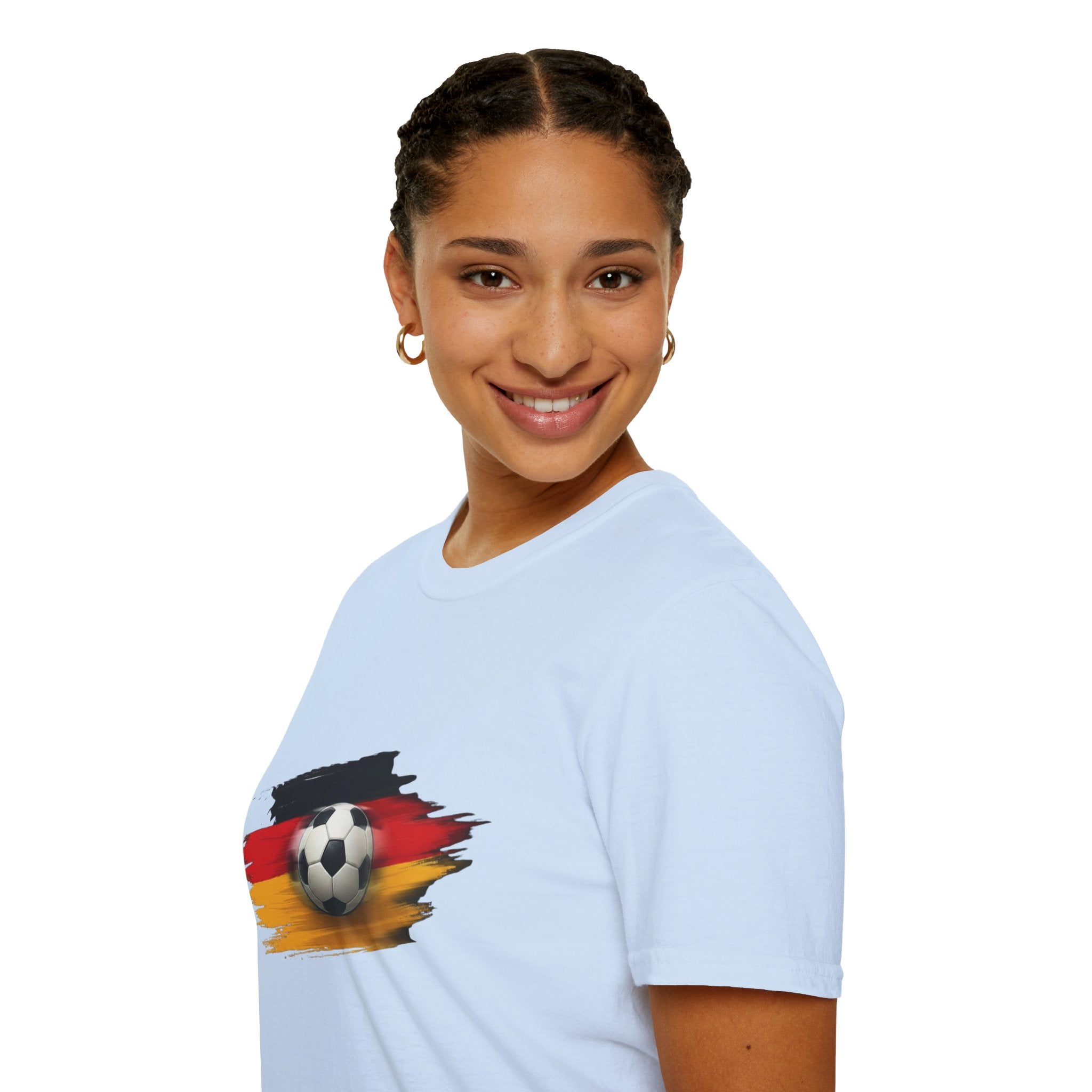 Germany Flag Soccer T-Shirt – Football Fan Tee