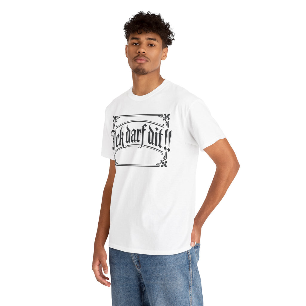 T-Shirt – „Ick darf dit!!“ Vintage Rahmen T-Shirt