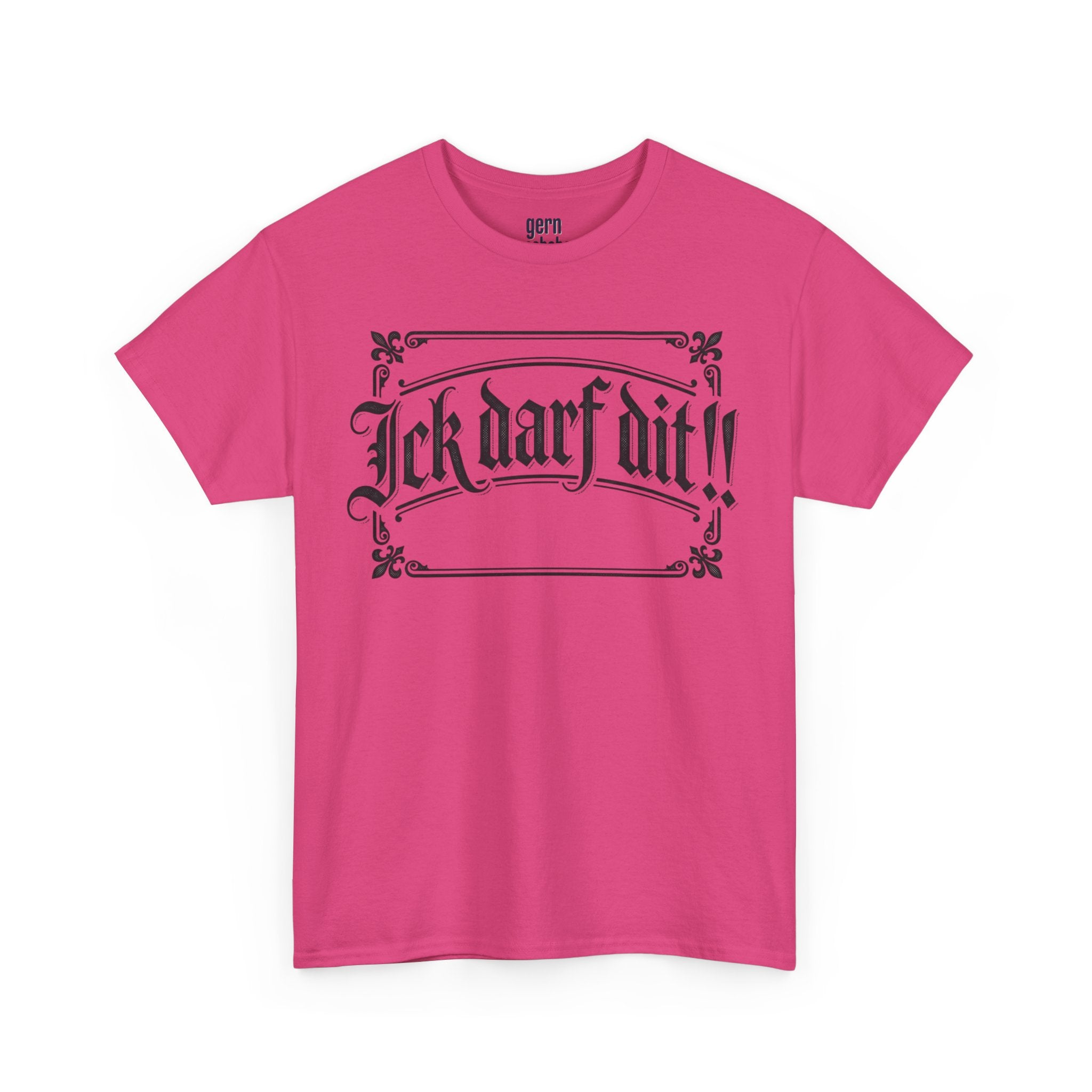 T-Shirt – „Ick darf dit!!“ Vintage Rahmen T-Shirt