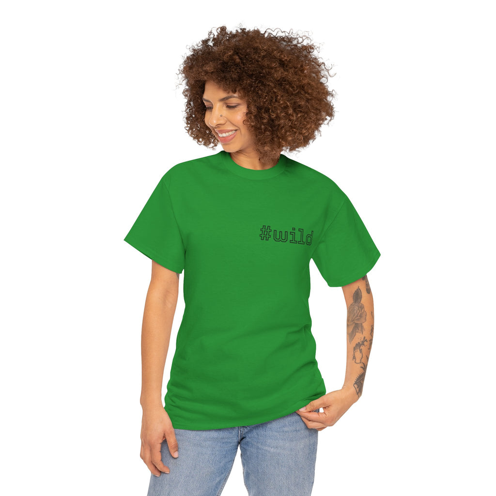 Unisex schweres Baumwoll-T-Shirt #wild