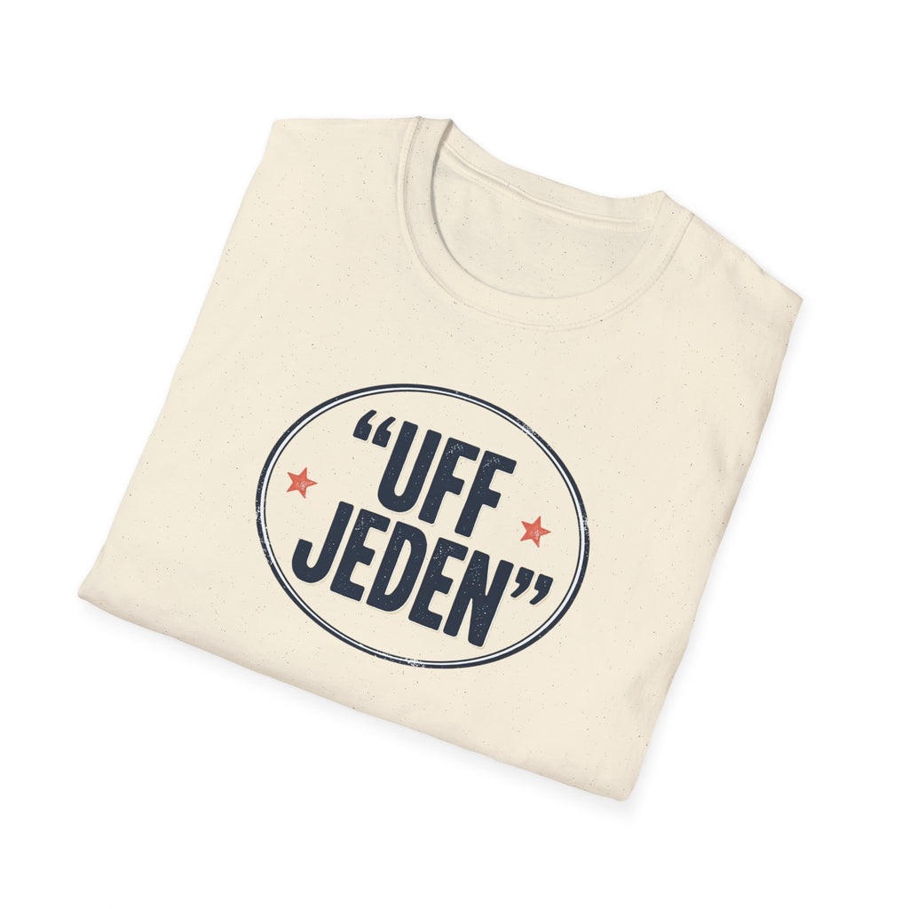 "UFF JEDEN" Vintage Badge T-Shirt #berlin