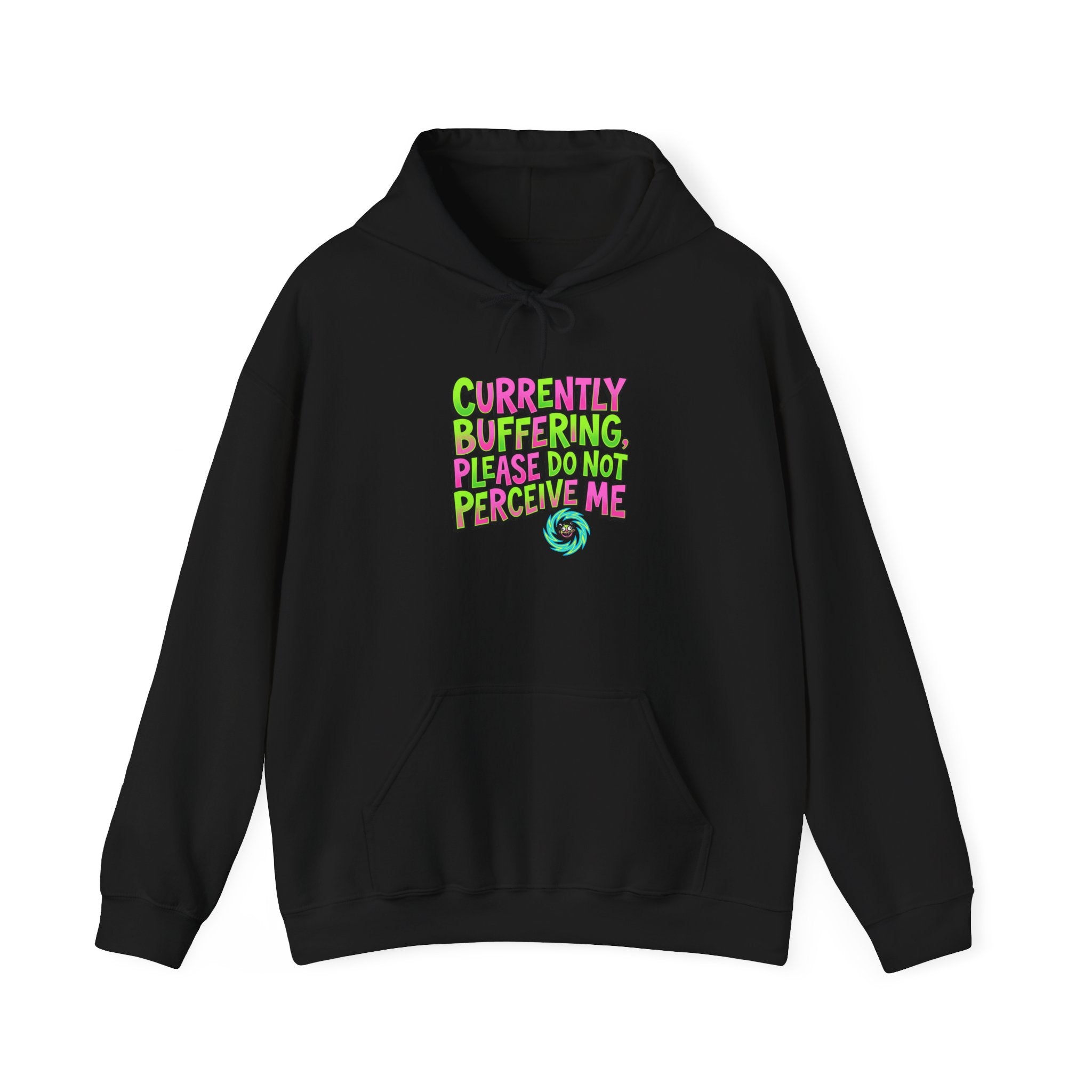 Currently Buffering Hoodie | meme-core, brainrot humor