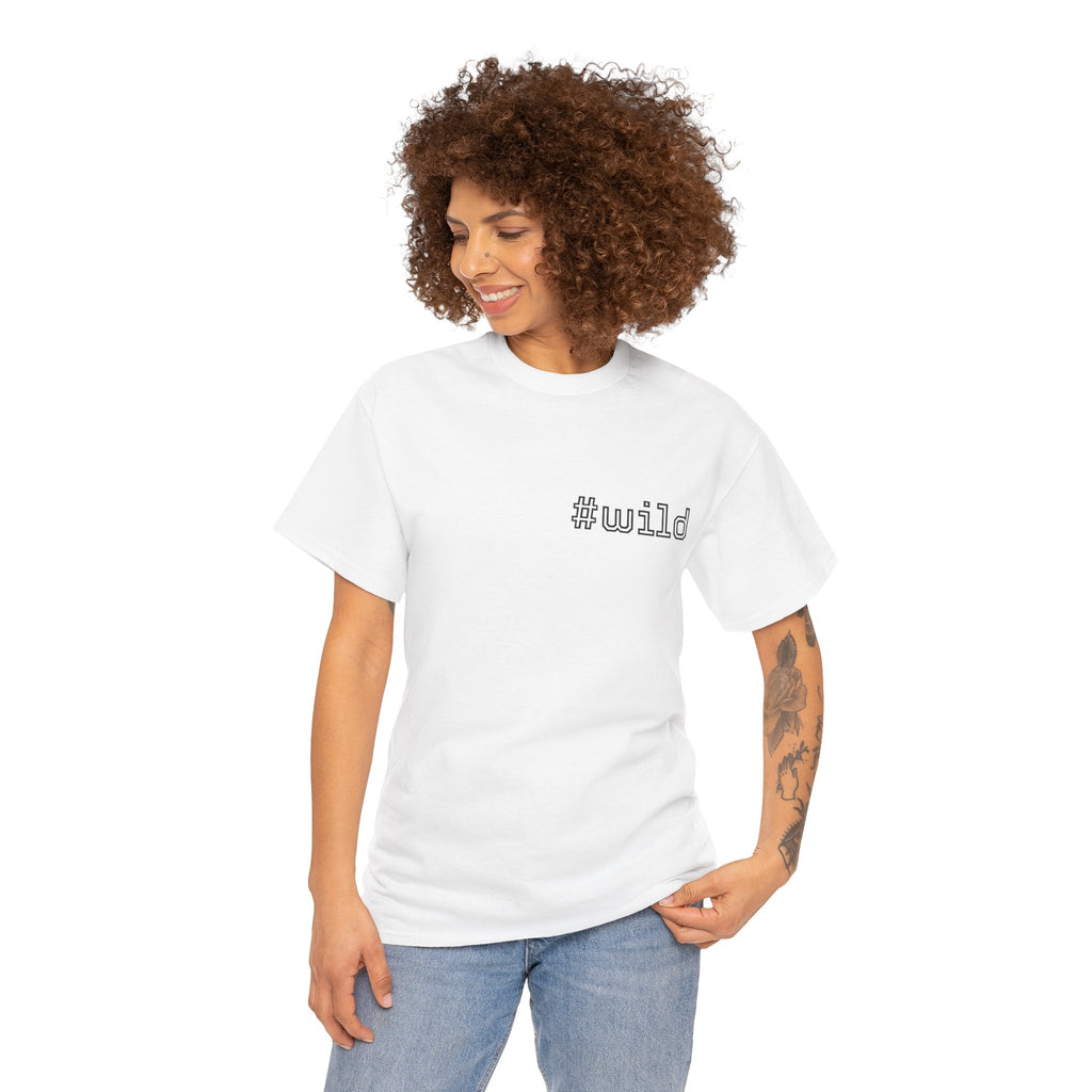 Unisex schweres Baumwoll-T-Shirt #wild