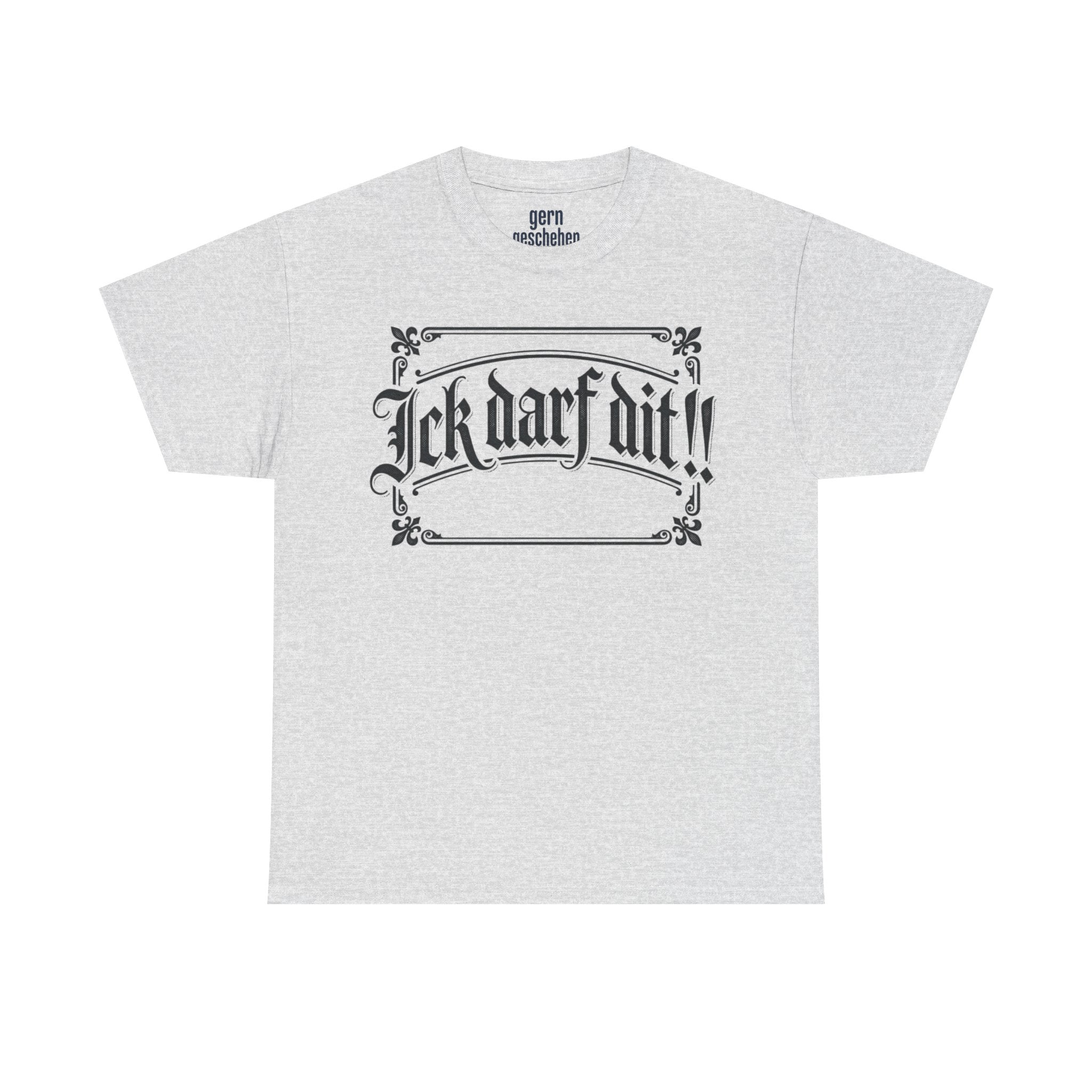 T-Shirt – „Ick darf dit!!“ Vintage Rahmen T-Shirt