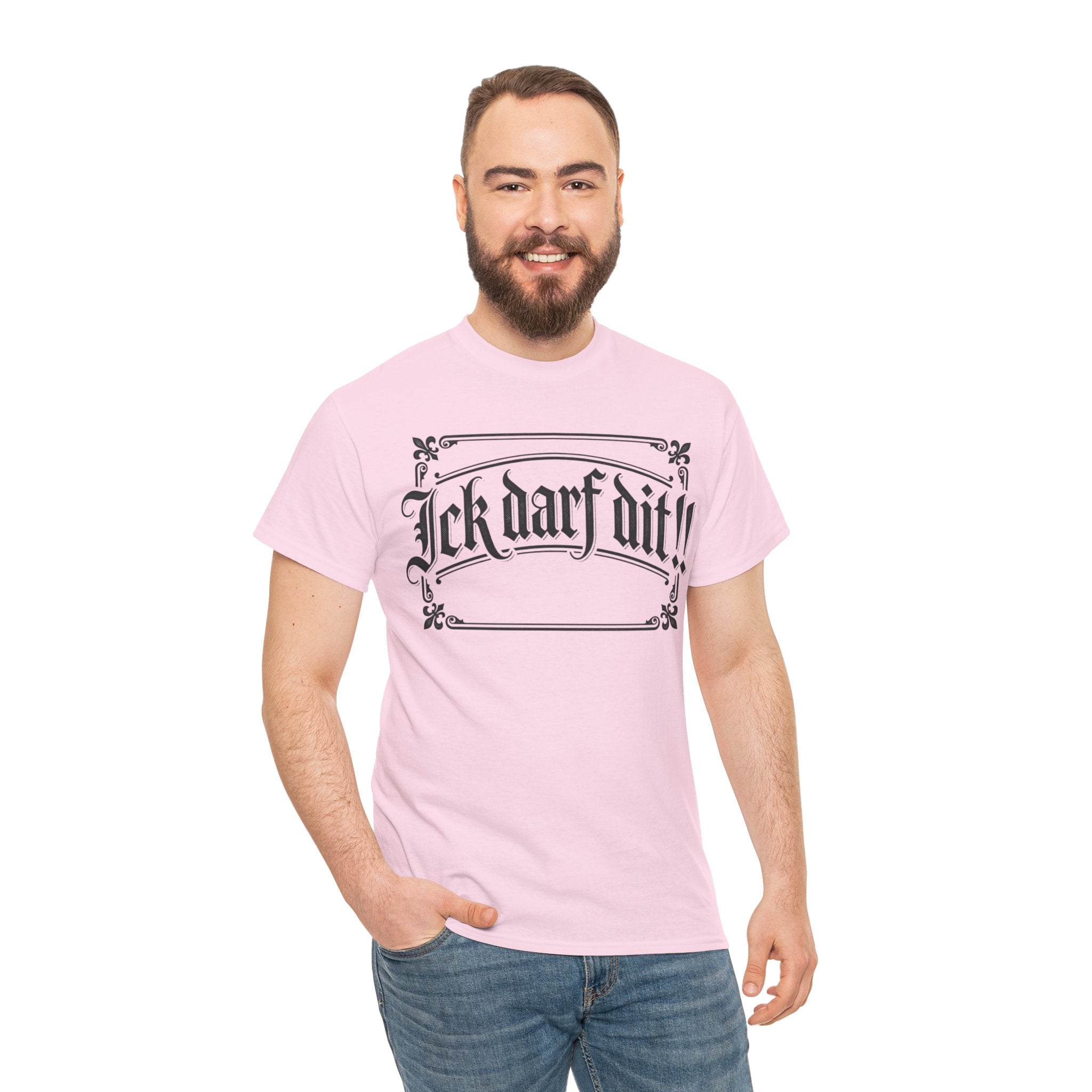 T-Shirt – „Ick darf dit!!“ Vintage Rahmen T-Shirt