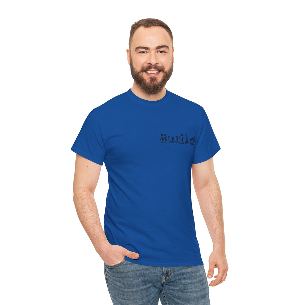 Unisex schweres Baumwoll-T-Shirt #wild
