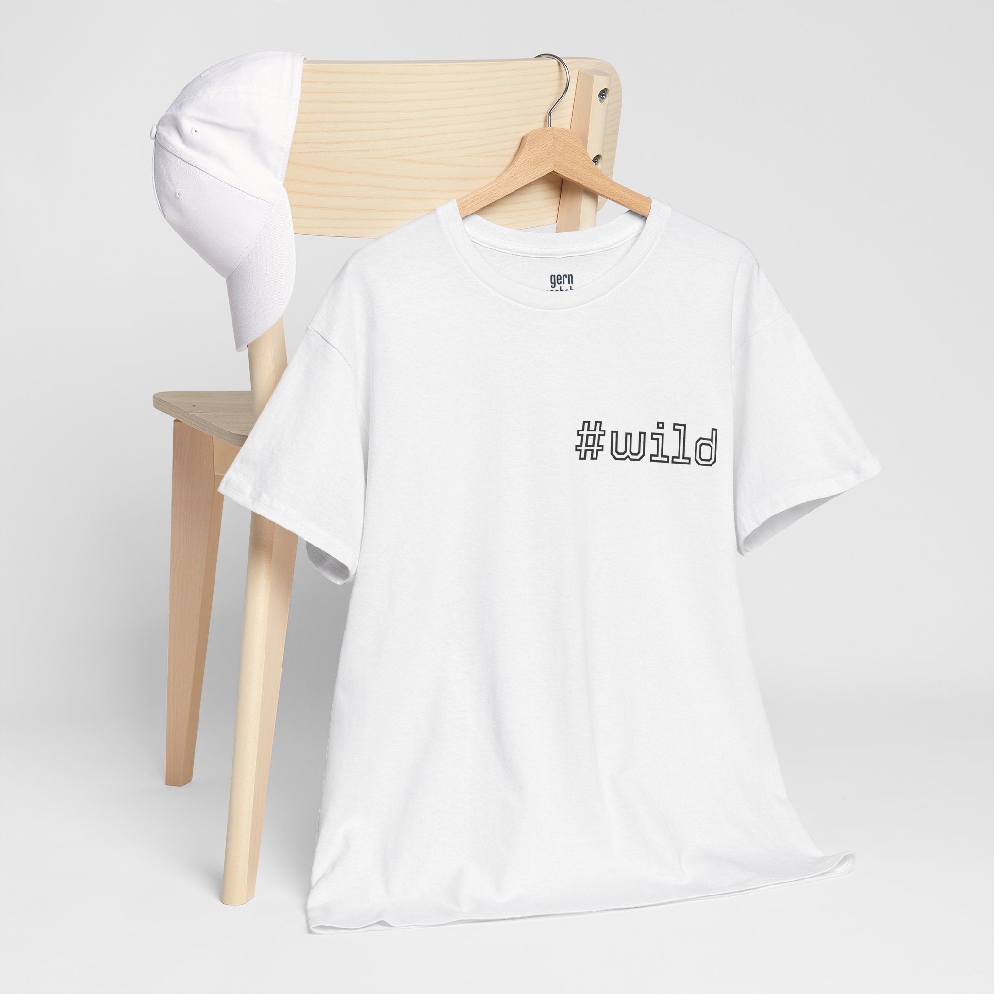 Unisex schweres Baumwoll-T-Shirt #wild