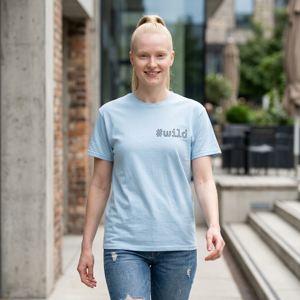 Unisex schweres Baumwoll-T-Shirt #wild