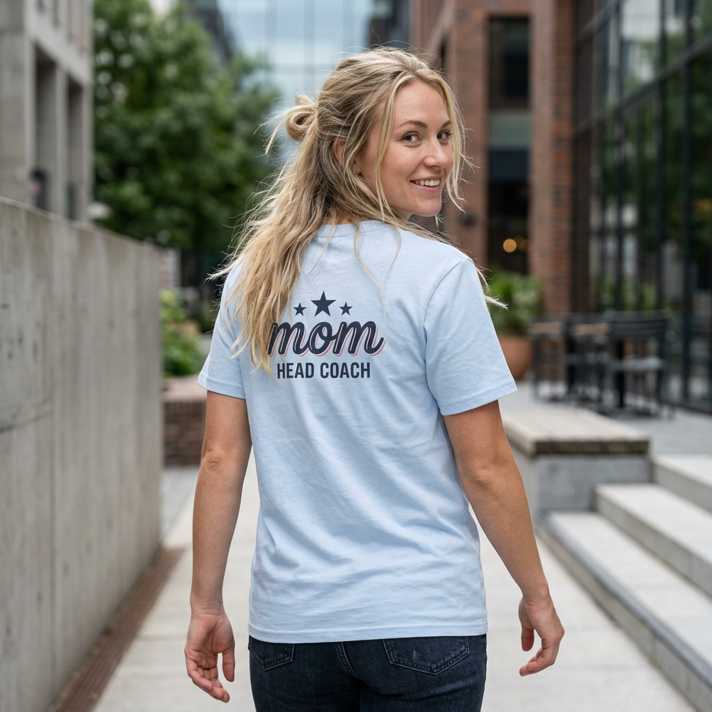 Mom Head Coach T-Shirt — Graphic Mother’s Day Tee